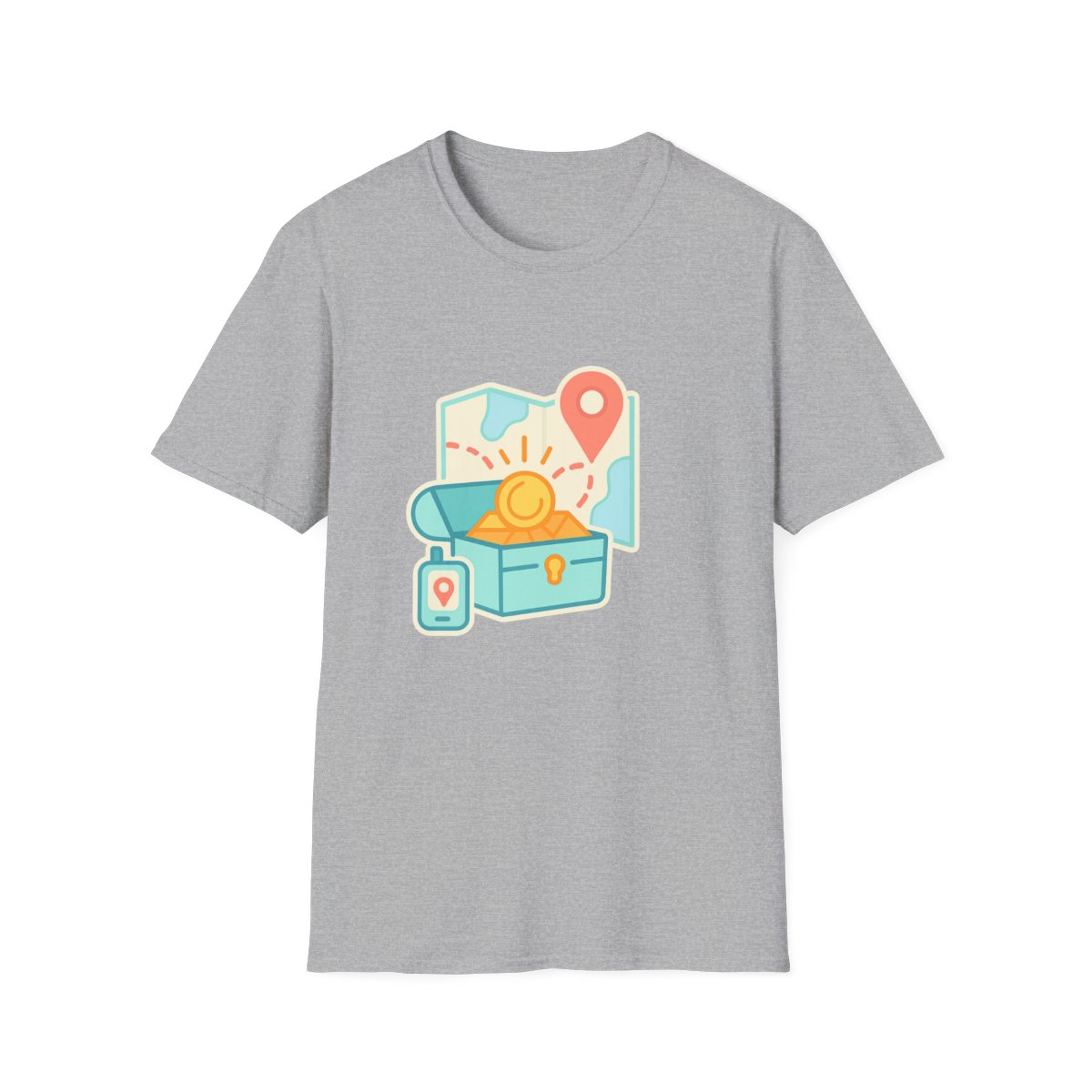 Geocaching Adventure Unisex T-Shirt | Outdoor Treasure Hunting Tee