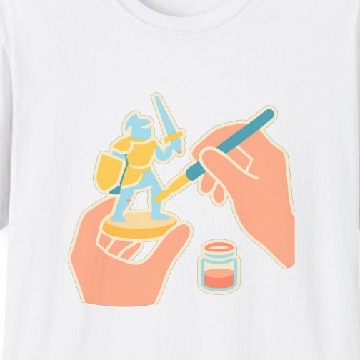 Miniature Painting Artist Unisex T-Shirt | Perfect Gift for Tabletop Hobby Lovers