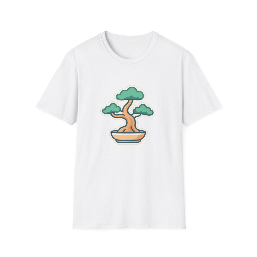 Bonsai Tree Unisex T-Shirt | Minimalist Art Tee for Nature Lovers