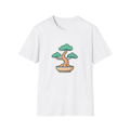 Bonsai Tree Unisex T-Shirt | Minimalist Art Tee for Nature Lovers
