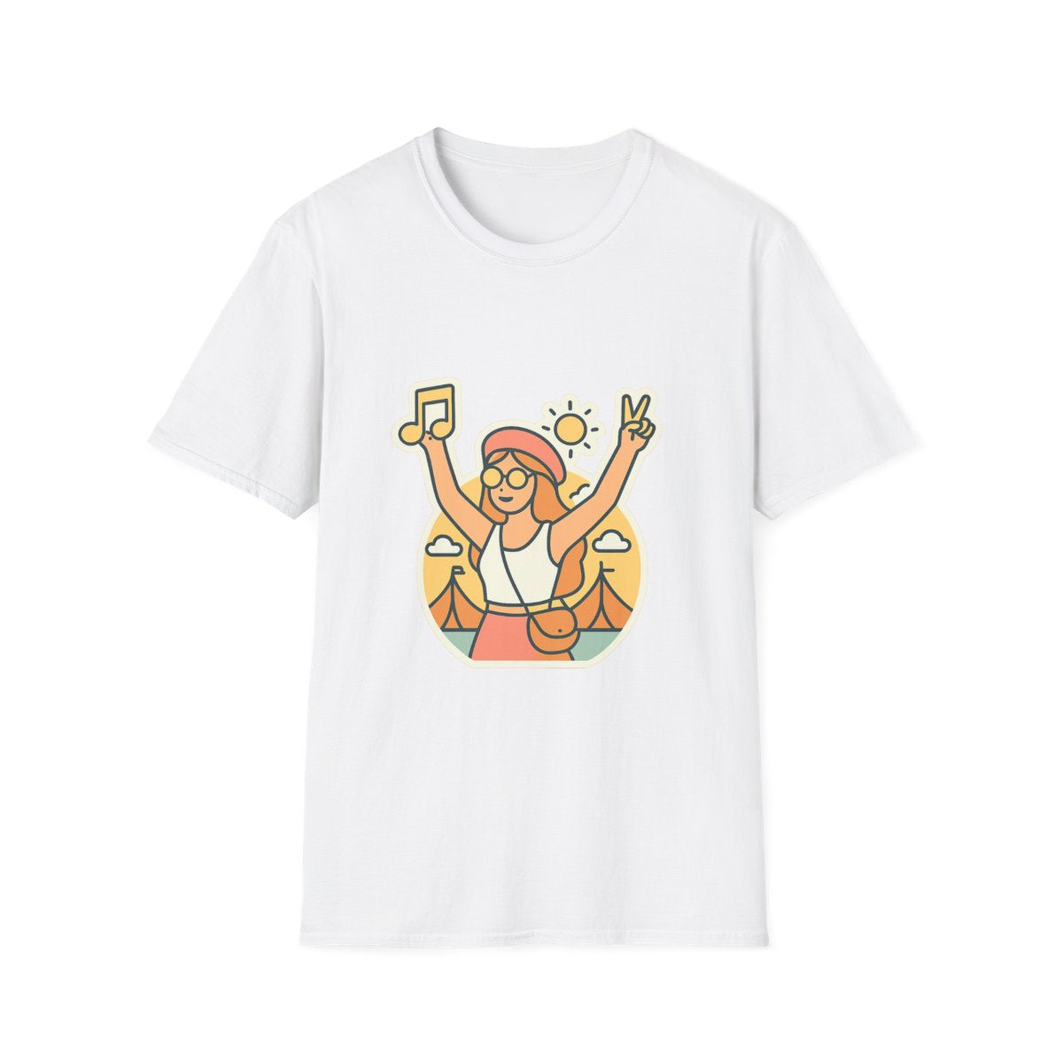 Music Festival Unisex T-Shirt - Perfect Anniversary Gift for Girlfriend