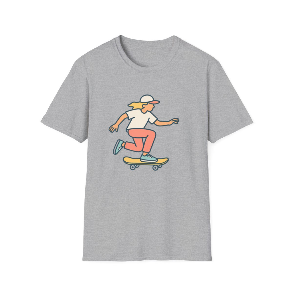 Skateboard Vibes Unisex T-Shirt | Soft Comfortable Skate Tee for All