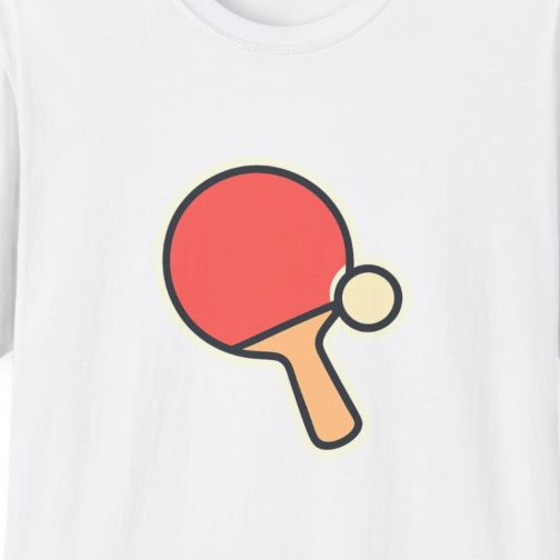 Ping Pong Table Tennis Unisex T-Shirt | Soft Comfortable Tee for Players