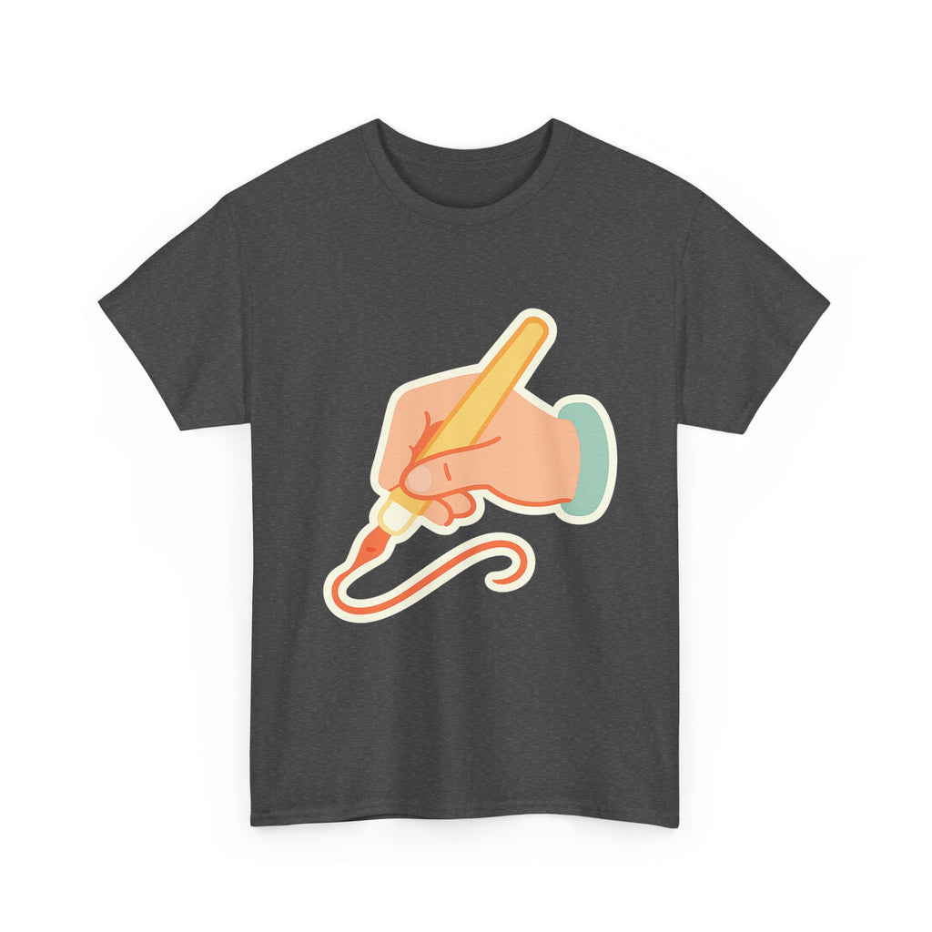 Hand Lettering Calligraphy Graphic T-Shirt