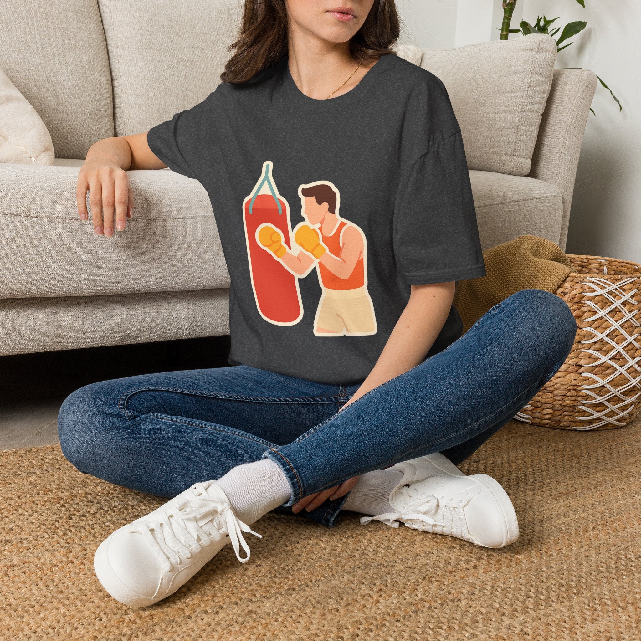 Premium Boxing Gym Unisex T-Shirt | Soft Comfortable Tee for Fight Fans