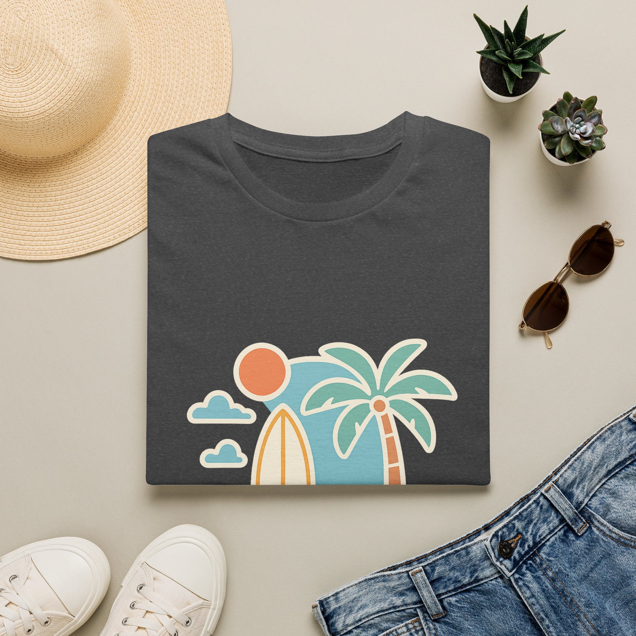 Vintage Beach Vibes Unisex T-Shirt | Soft Comfort Tee for Summer