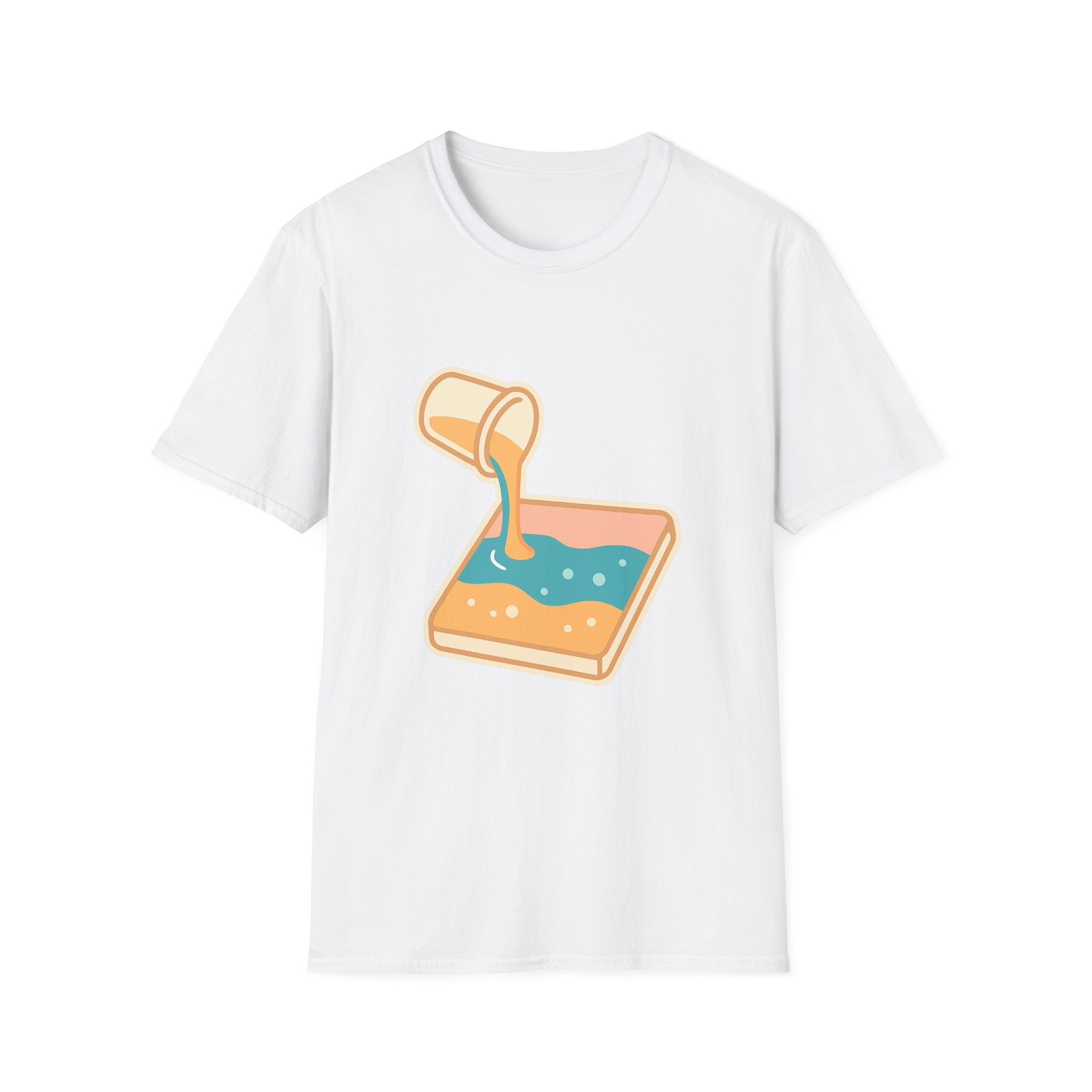 Resin Art Unisex T-Shirt | Unique Abstract Design Tee for Art Lovers