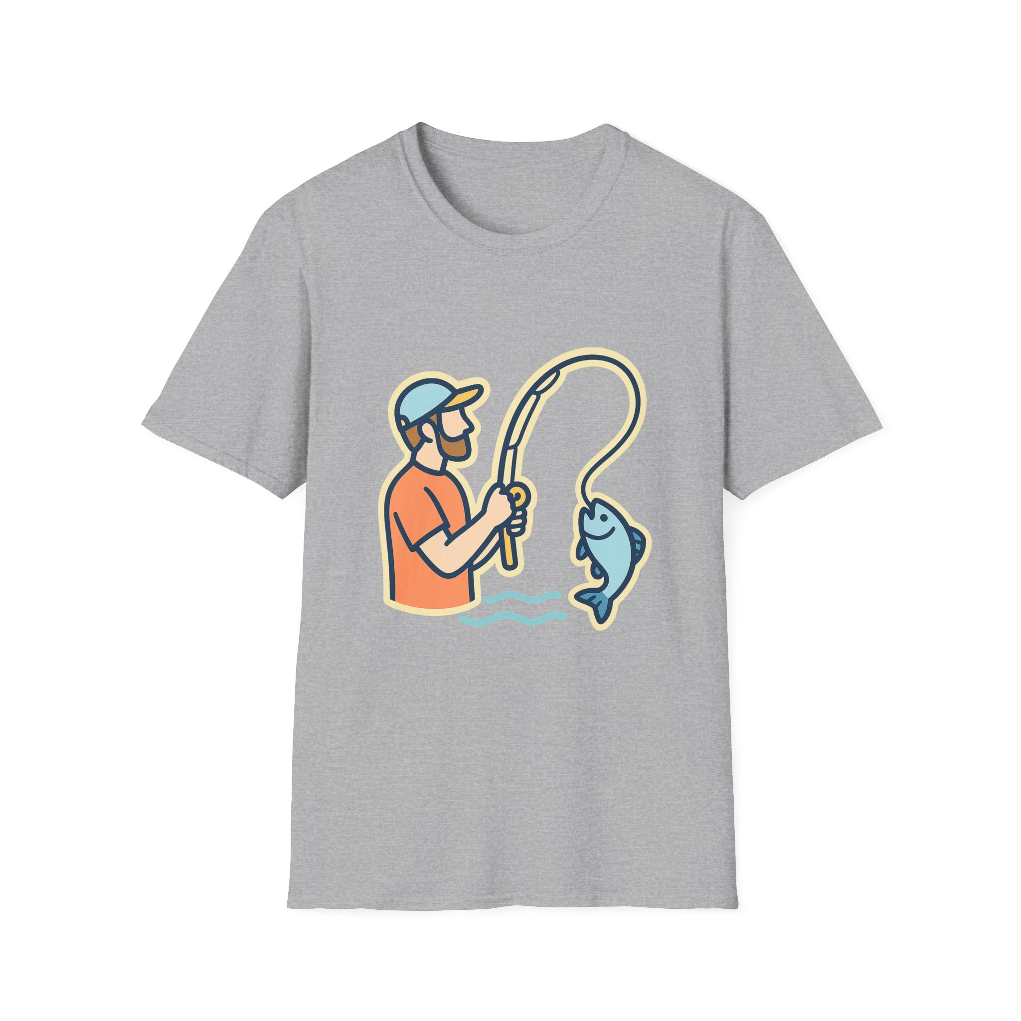 Fishing Life Unisex T-Shirt | Soft Comfort Tee for Anglers & Fishermen