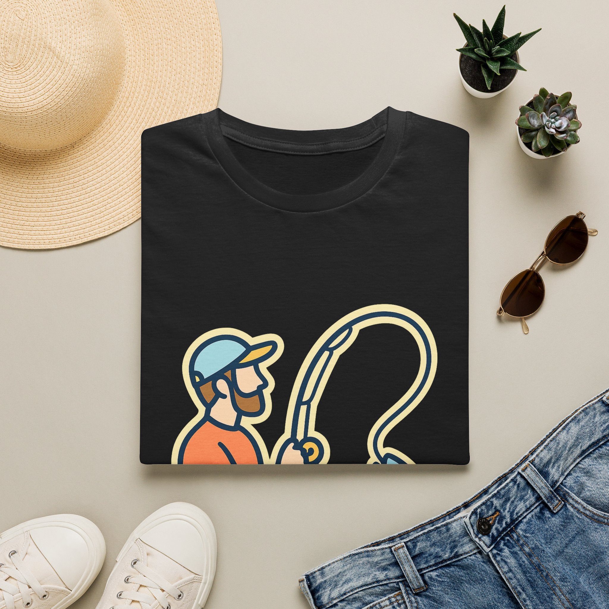 Fishing Life Unisex T-Shirt | Soft Comfort Tee for Anglers & Fishermen