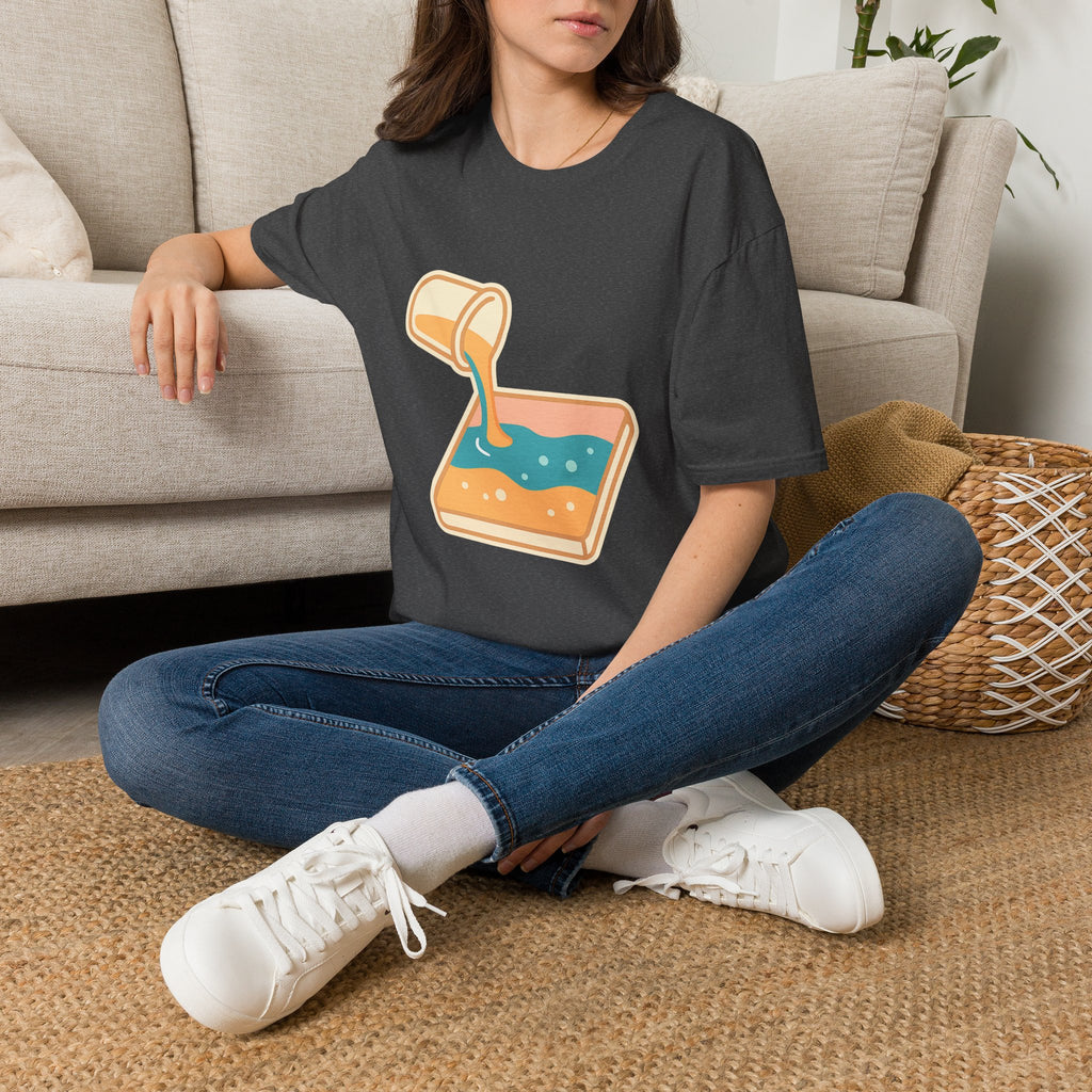Resin Art Unisex T-Shirt | Unique Abstract Design Tee for Art Lovers