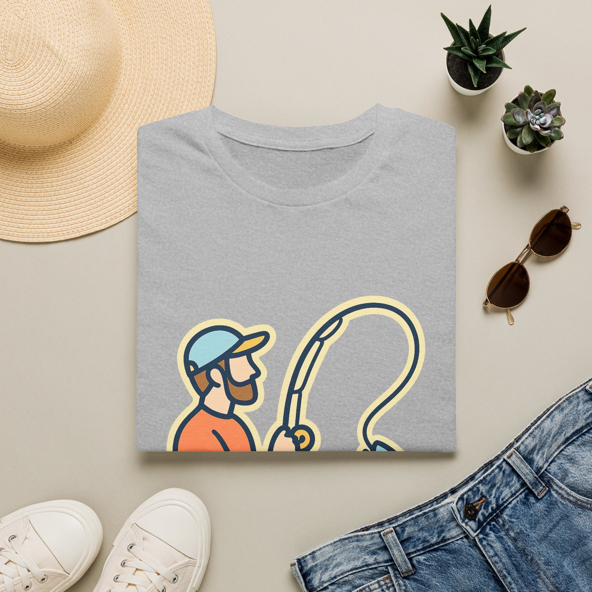Fishing Life Unisex T-Shirt | Soft Comfort Tee for Anglers & Fishermen