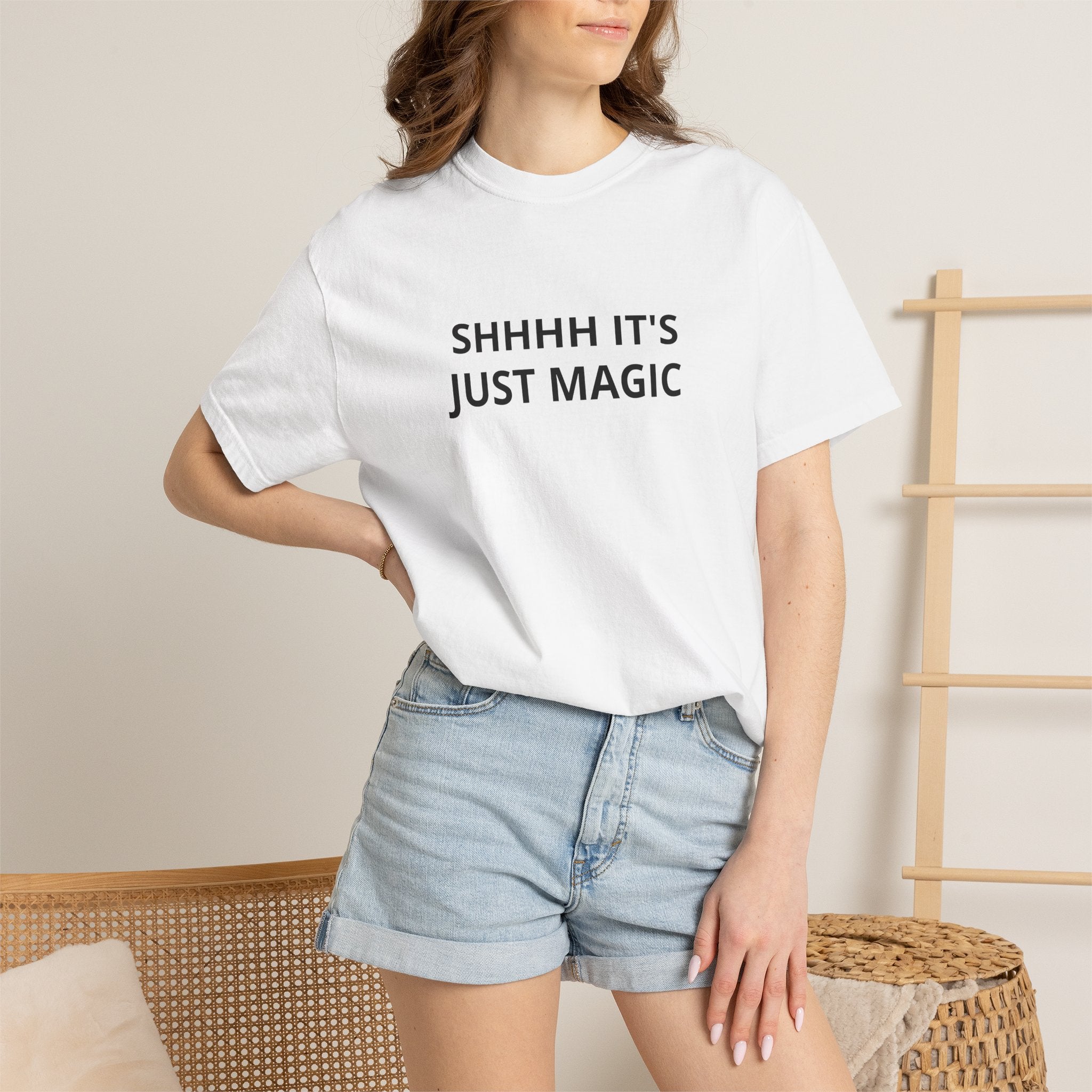 Shhhh It's Just Magic Garment-Dyed T-Shirt