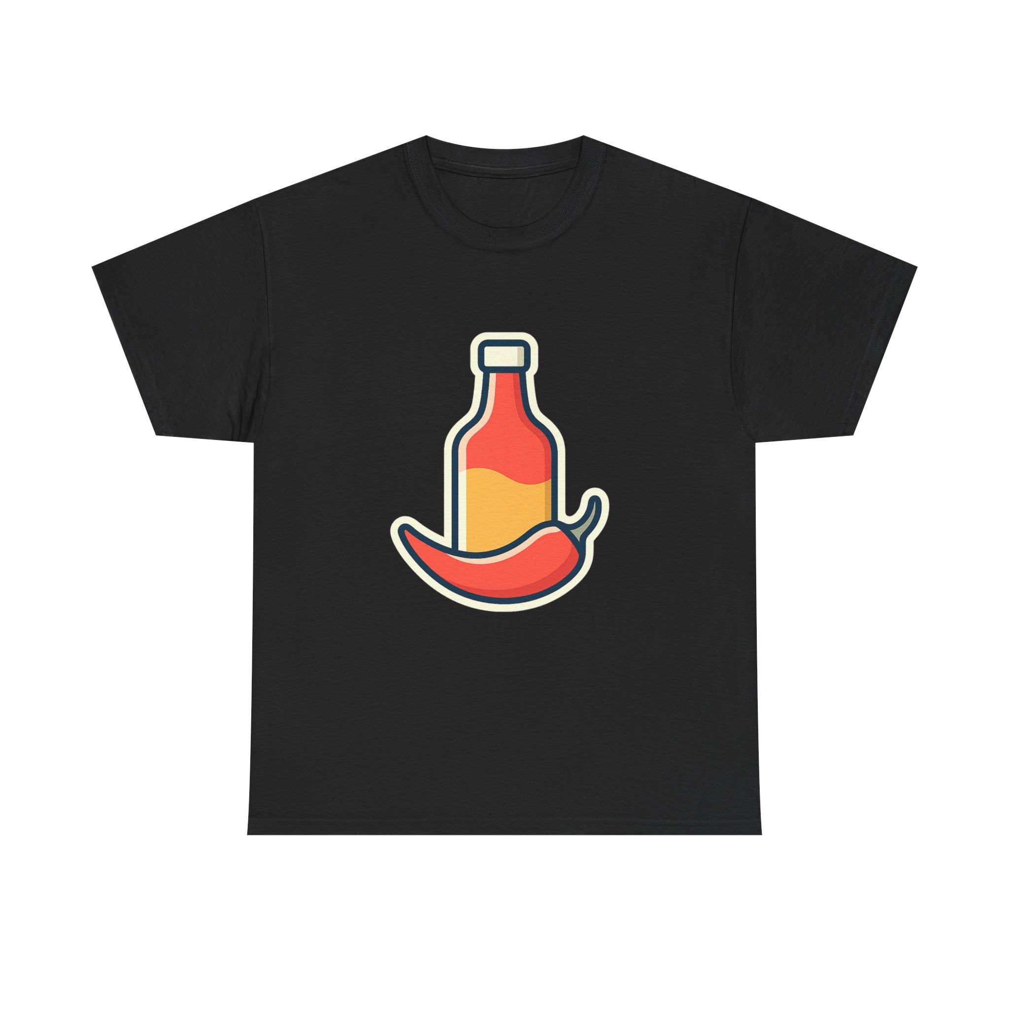 Hot Sauce & Chili Lover Unisex T-Shirt | Soft Cotton Tee for Spicy Food Fans