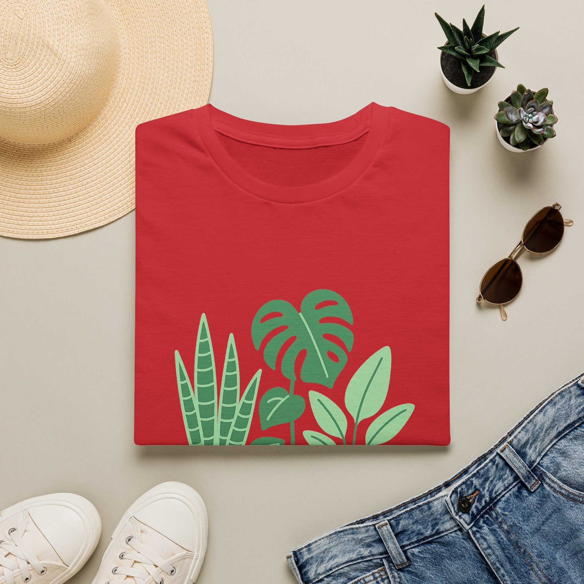 Houseplant Jungle Unisex T-Shirt | Soft Cotton Tee for Plant Lovers