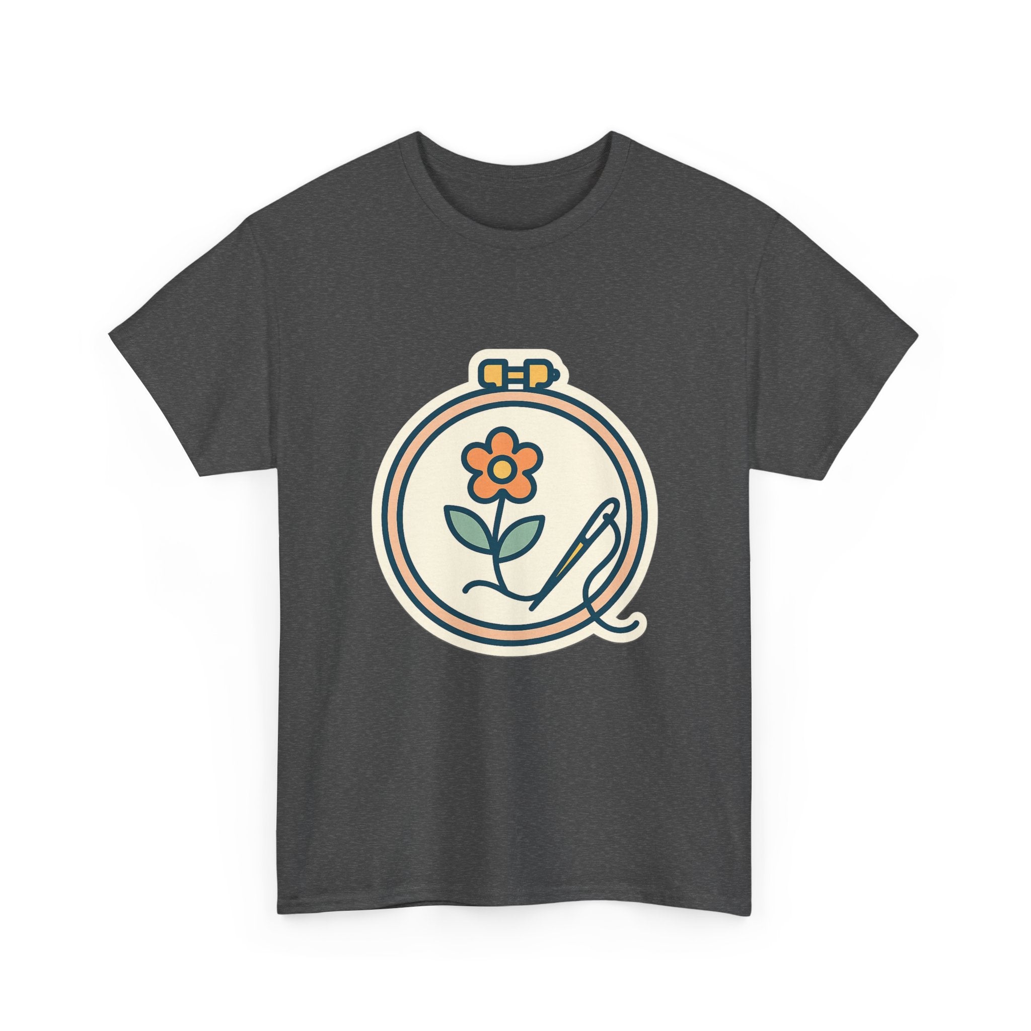 Embroidered Art Unisex T-Shirt | Comfortable Cotton Tee for Art Lovers