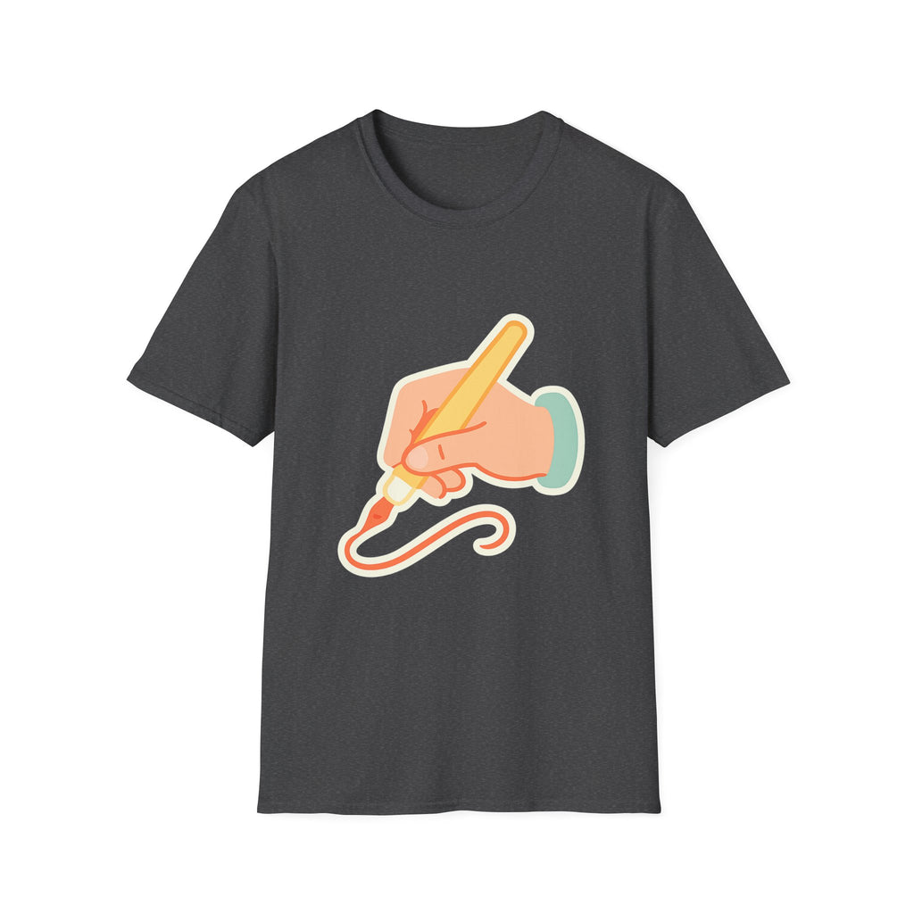 Hand Lettering Calligraphy Graphic T-Shirt