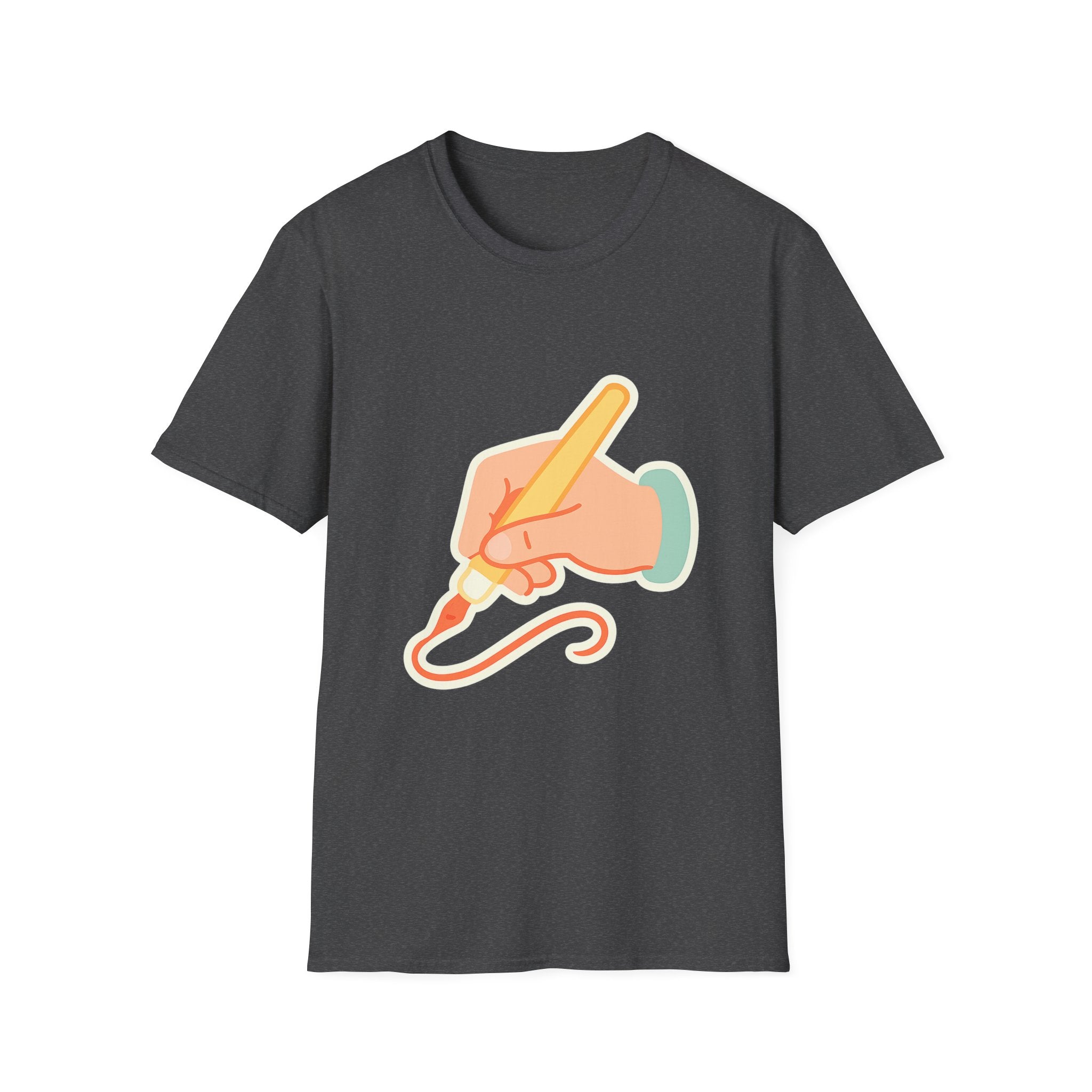 Hand Lettering Calligraphy Graphic T-Shirt