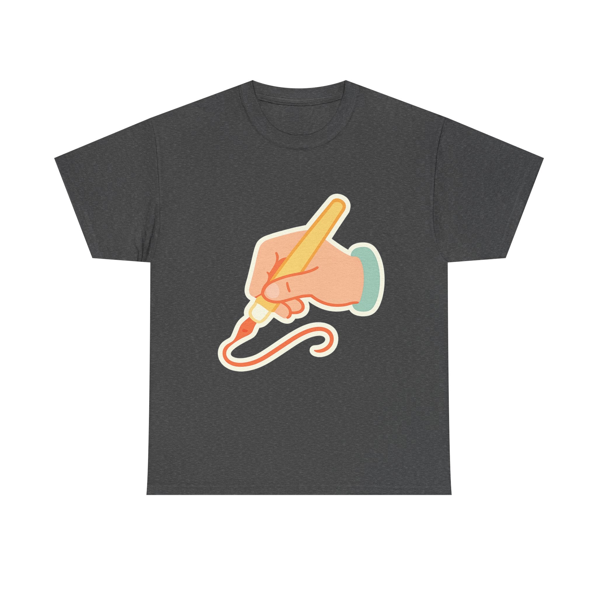 Hand Lettering Calligraphy Graphic T-Shirt