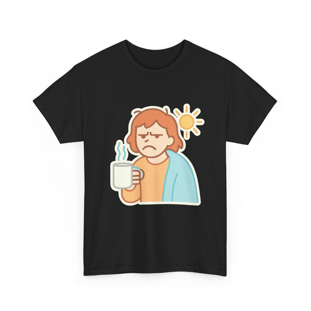 Grumpy Morning Person Unisex T-Shirt - Funny Coffee Lover Tee