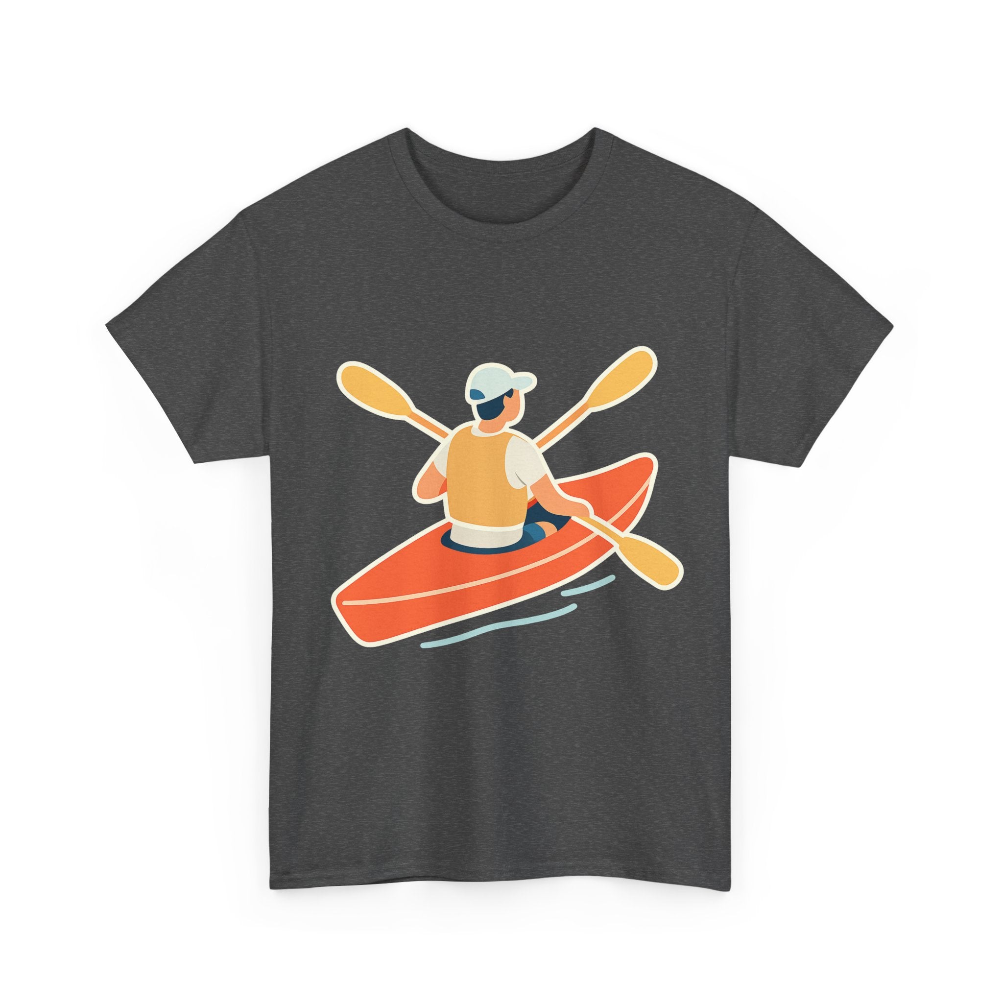 Kayaking Paddling Adventure Unisex T-Shirt - Soft Comfort Cotton Tee
