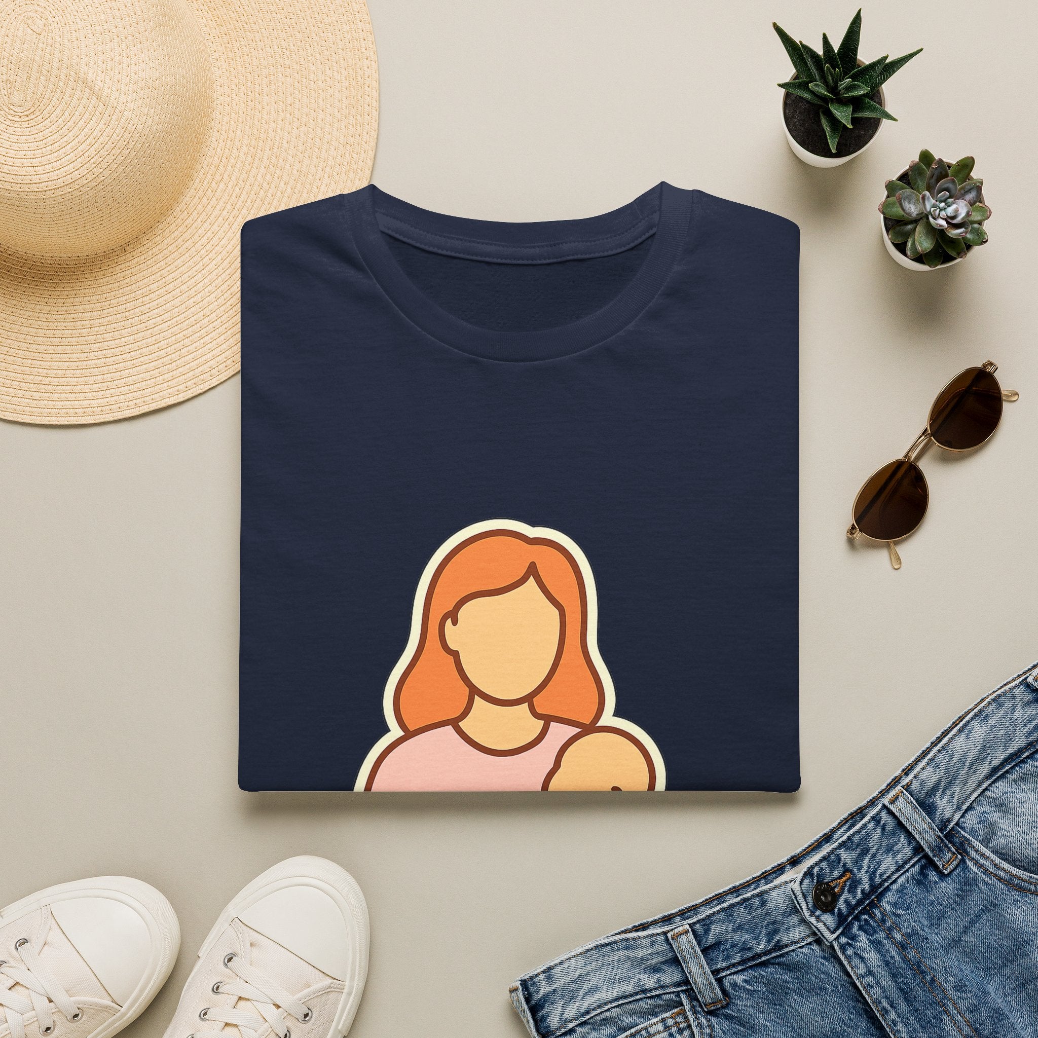 New Mom t-shirt with funny motherhood design – gift for new moms