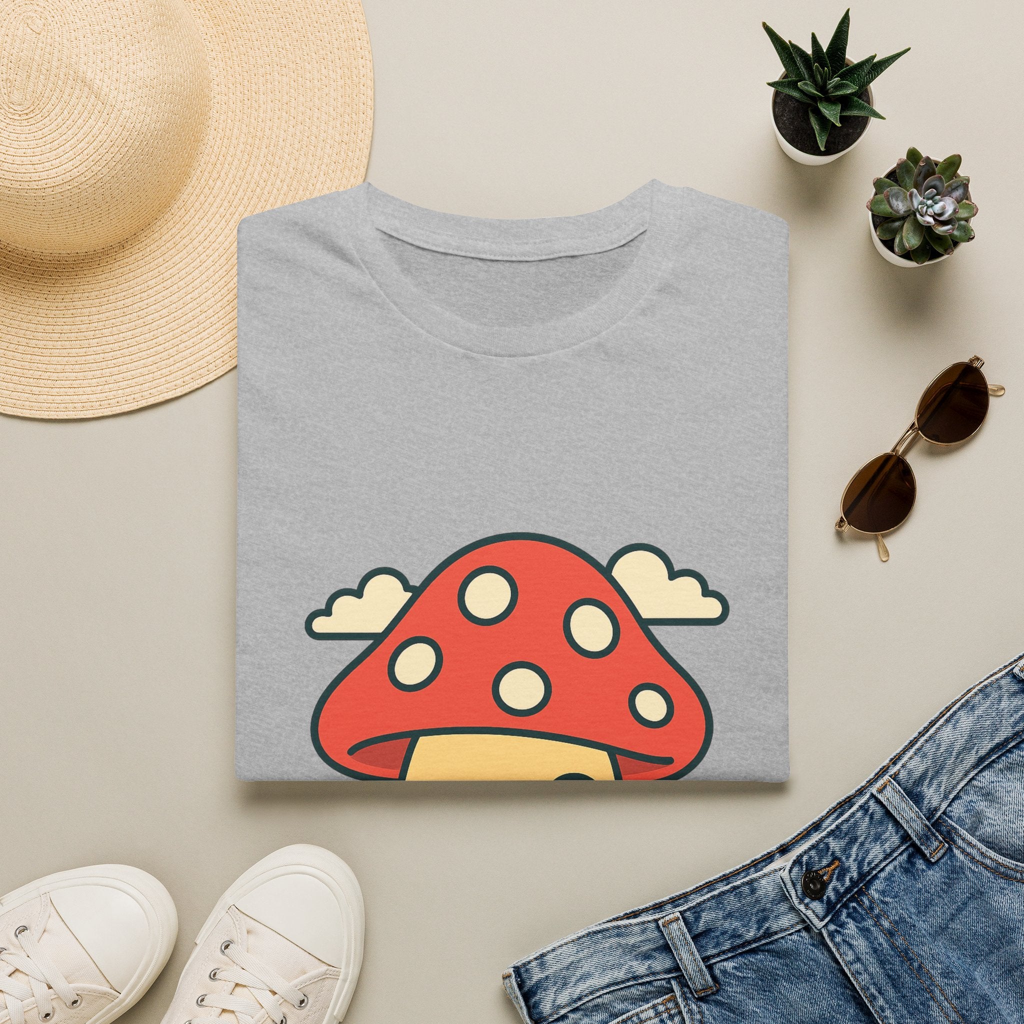 Mushroom Cottagecore T-Shirt | Unisex Soft Tee & Forest Aesthetic Gift