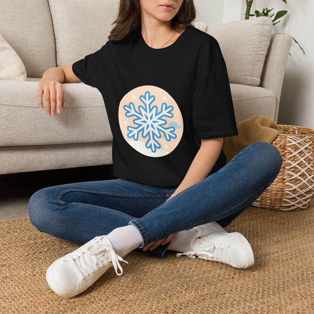 Winter Snowflake Unisex T-Shirt - Perfect Birthday Gift for Husband