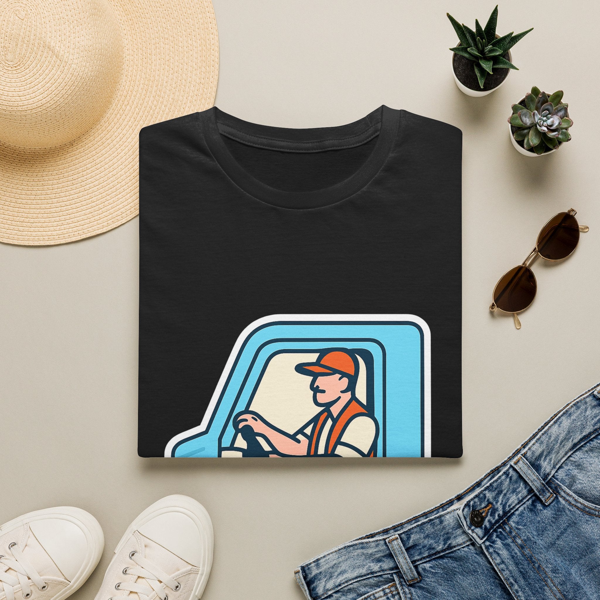 Trucker Life t-shirt with trucker life design – gift for trucker life lovers