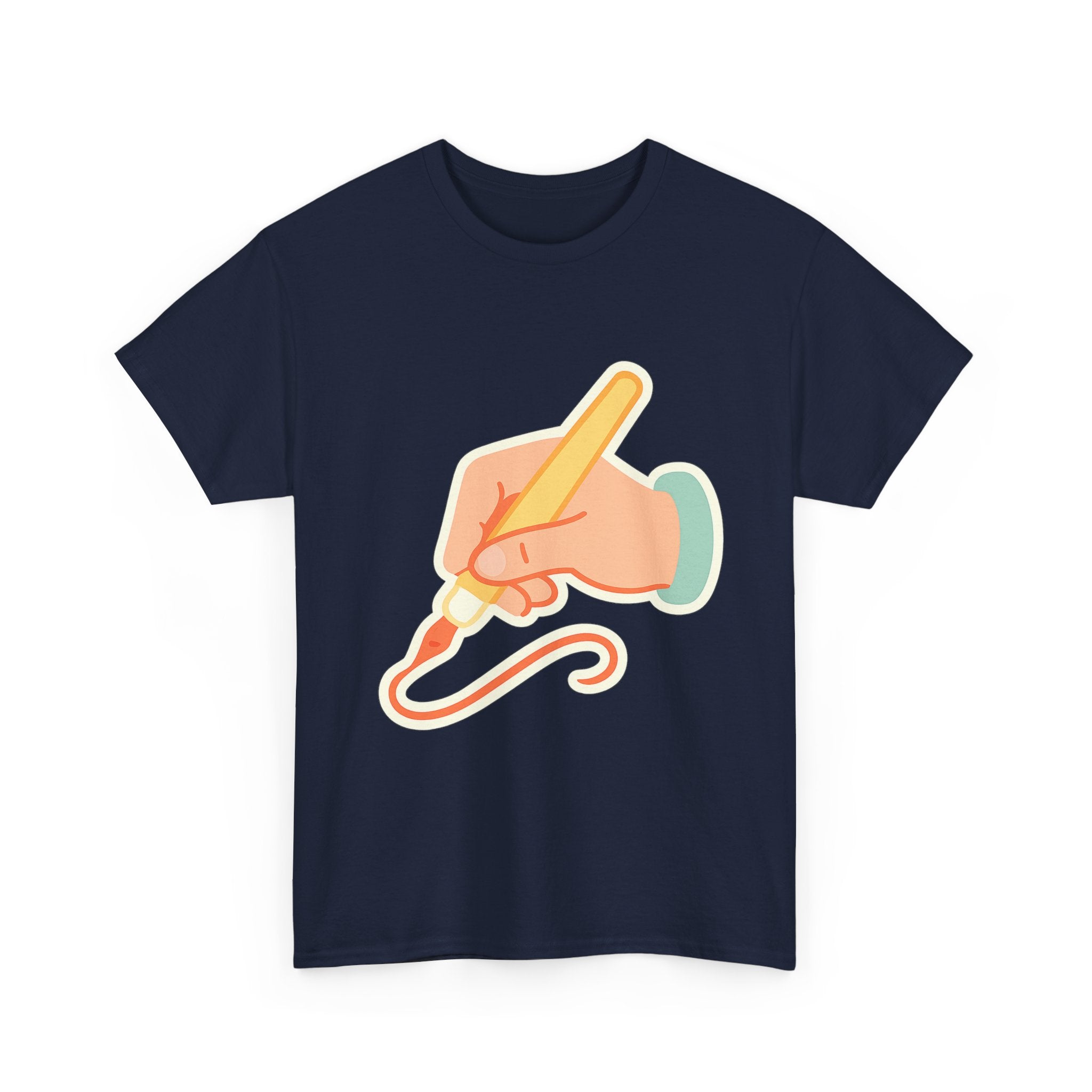Hand Lettering Calligraphy Graphic T-Shirt