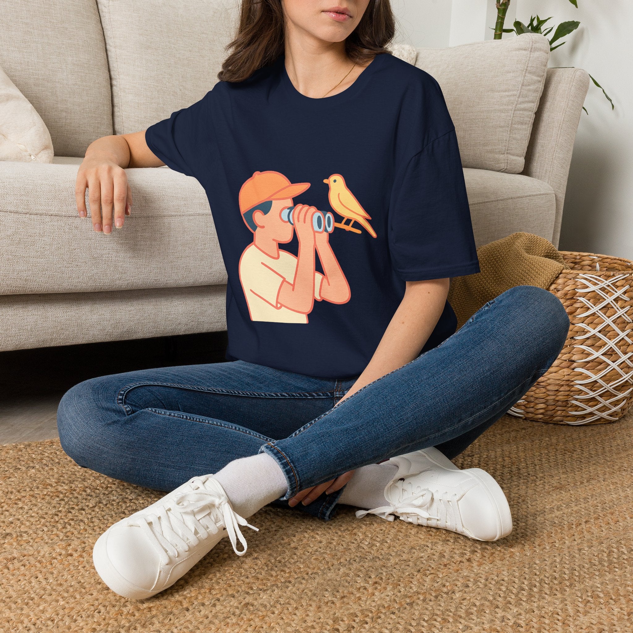 Birdwatching T-Shirt | Birder Gift | Unisex Comfort Tee for Bird Enthusiasts