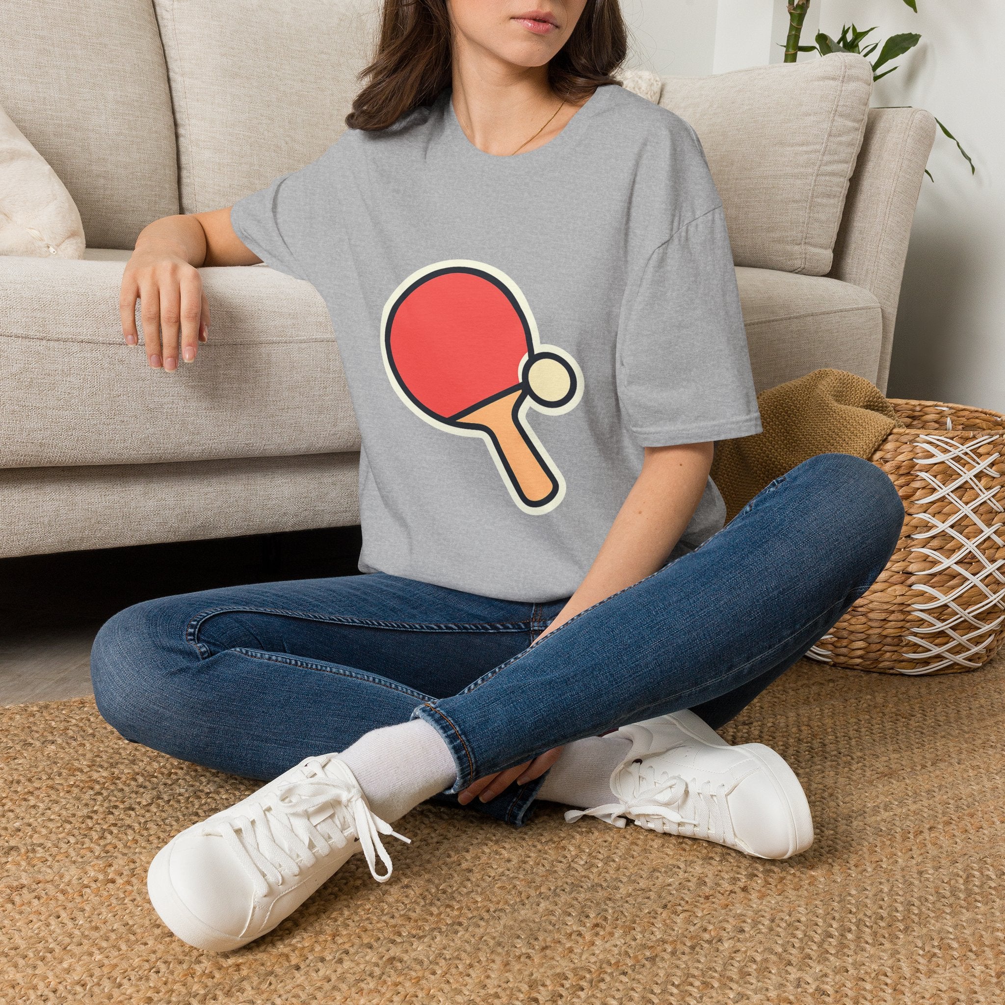 Ping Pong Table Tennis Unisex T-Shirt | Soft Comfortable Tee for Players