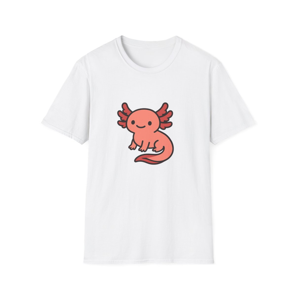 Cute Axolotl Unisex T-Shirt - Soft Comfortable Tee for Axolotl Lovers