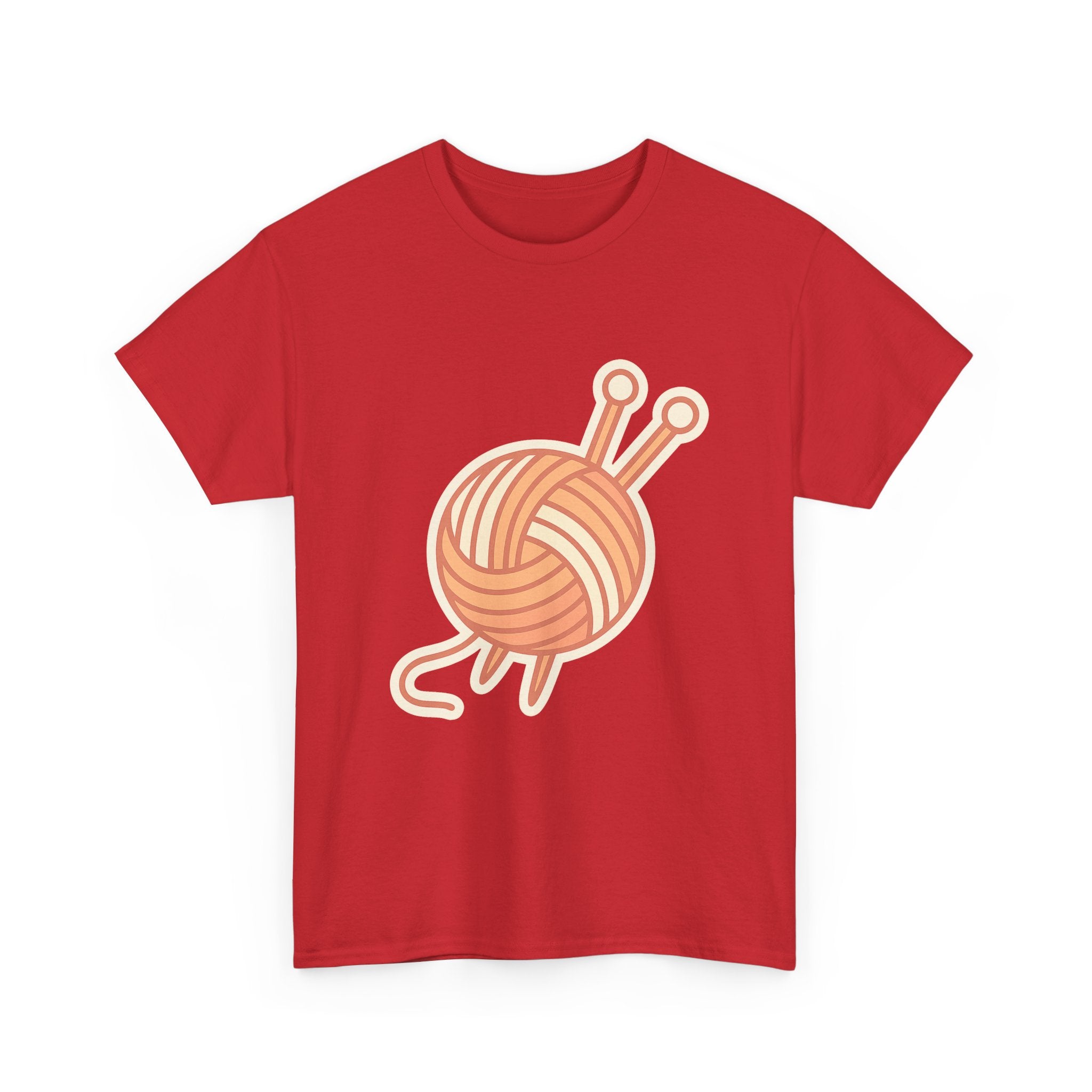 Premium Knitting Yarn Unisex T-Shirt - Soft Cotton Tee for Craft Lovers