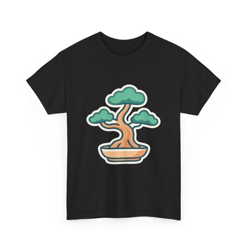 Bonsai Tree Unisex T-Shirt | Minimalist Art Tee for Nature Lovers