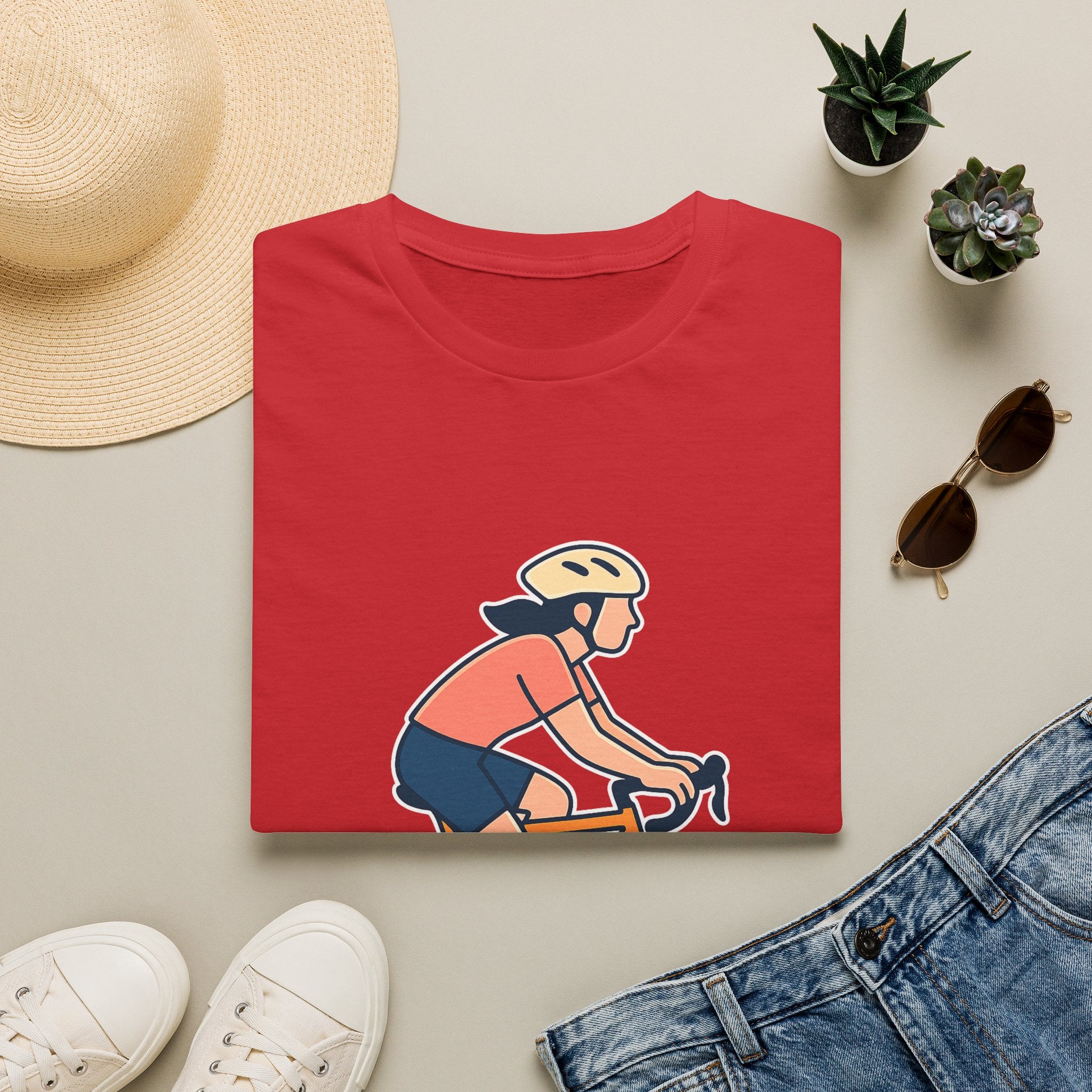 Cycling Life Unisex T-Shirt | Comfortable Eco-Friendly Tee for Bike Lovers