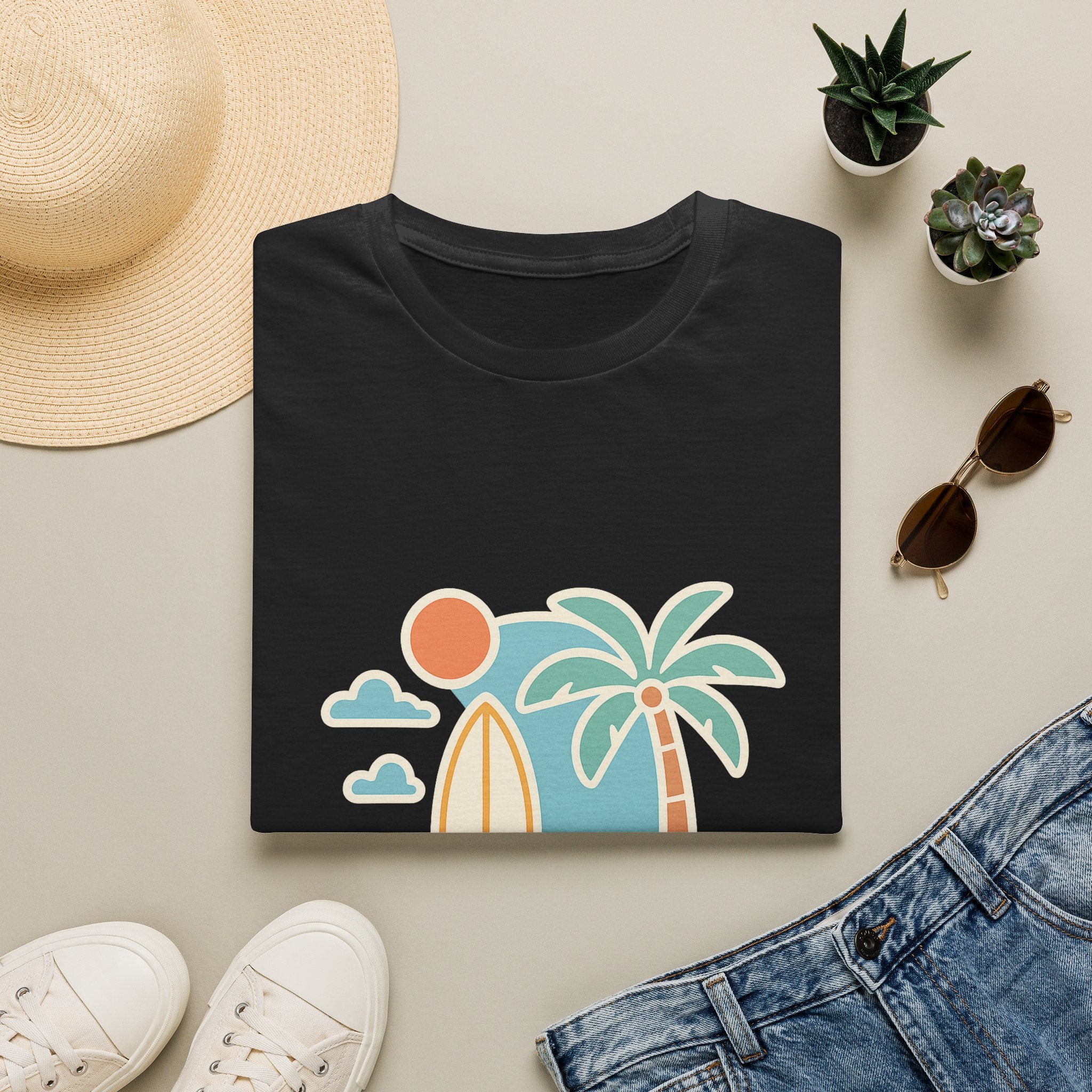 Vintage Beach Vibes Unisex T-Shirt | Soft Comfort Tee for Summer