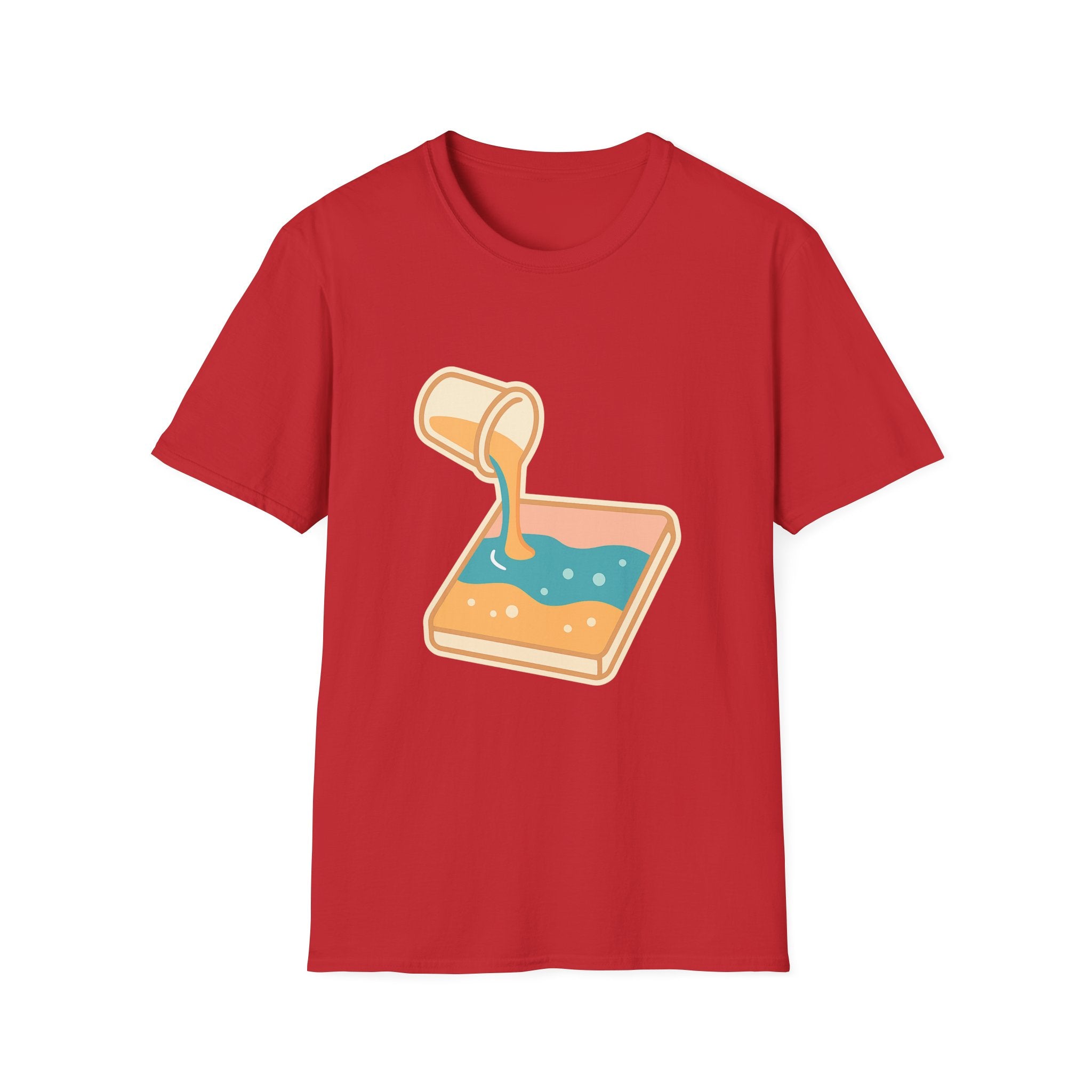 Resin Art Unisex T-Shirt | Unique Abstract Design Tee for Art Lovers