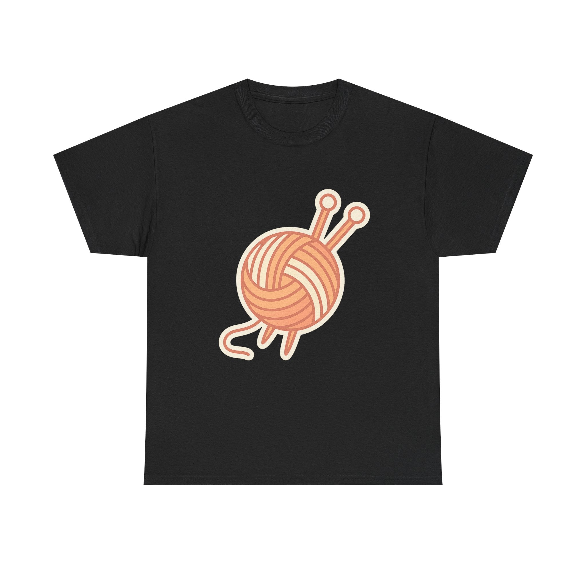Premium Knitting Yarn Unisex T-Shirt - Soft Cotton Tee for Craft Lovers