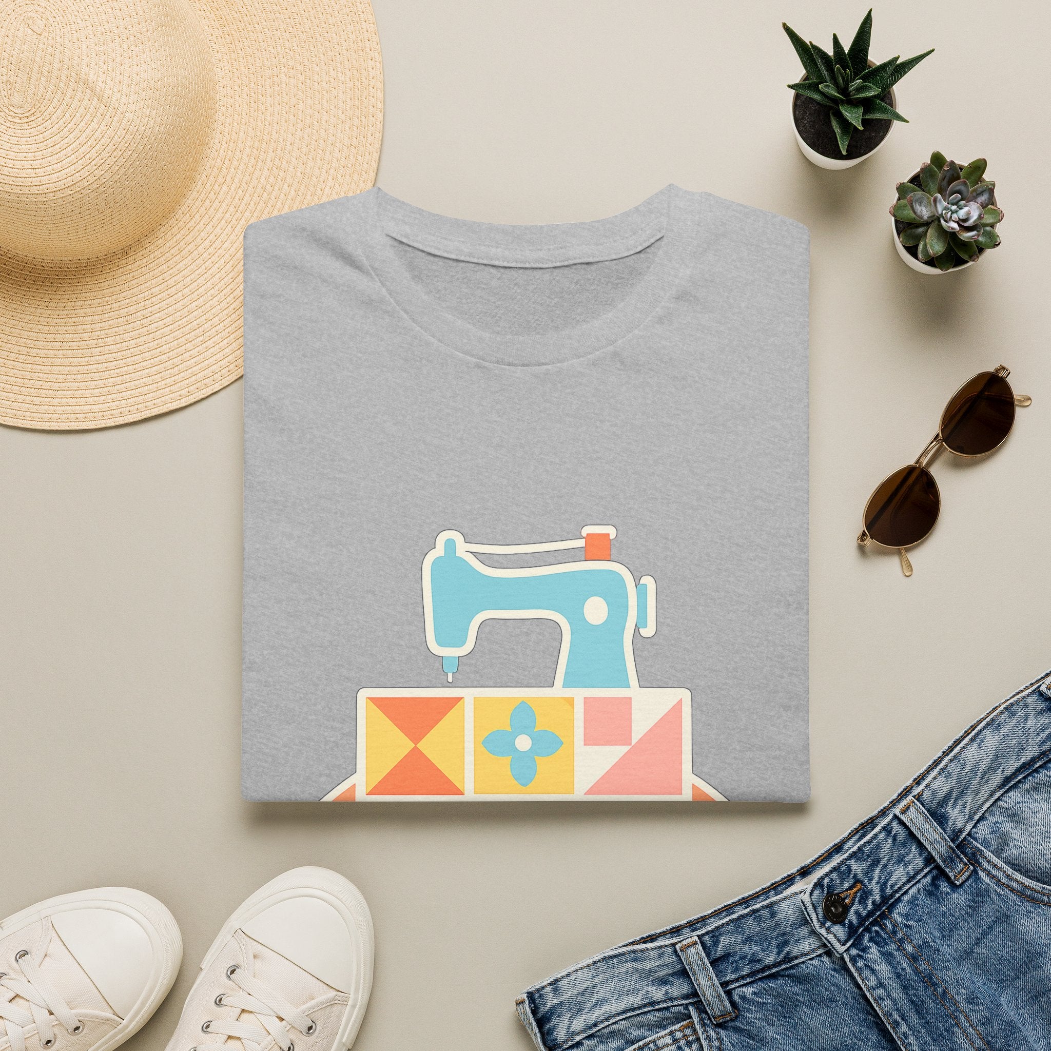Quilting Unisex T-Shirt | Soft Cotton Tee for Quilters & Fabric Lovers