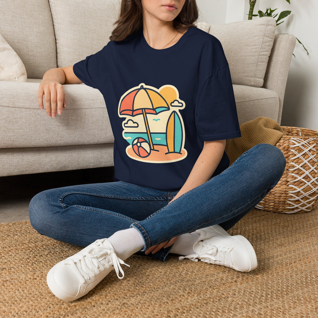 Beachy retirement t-shirt – retirement gift for a coworker