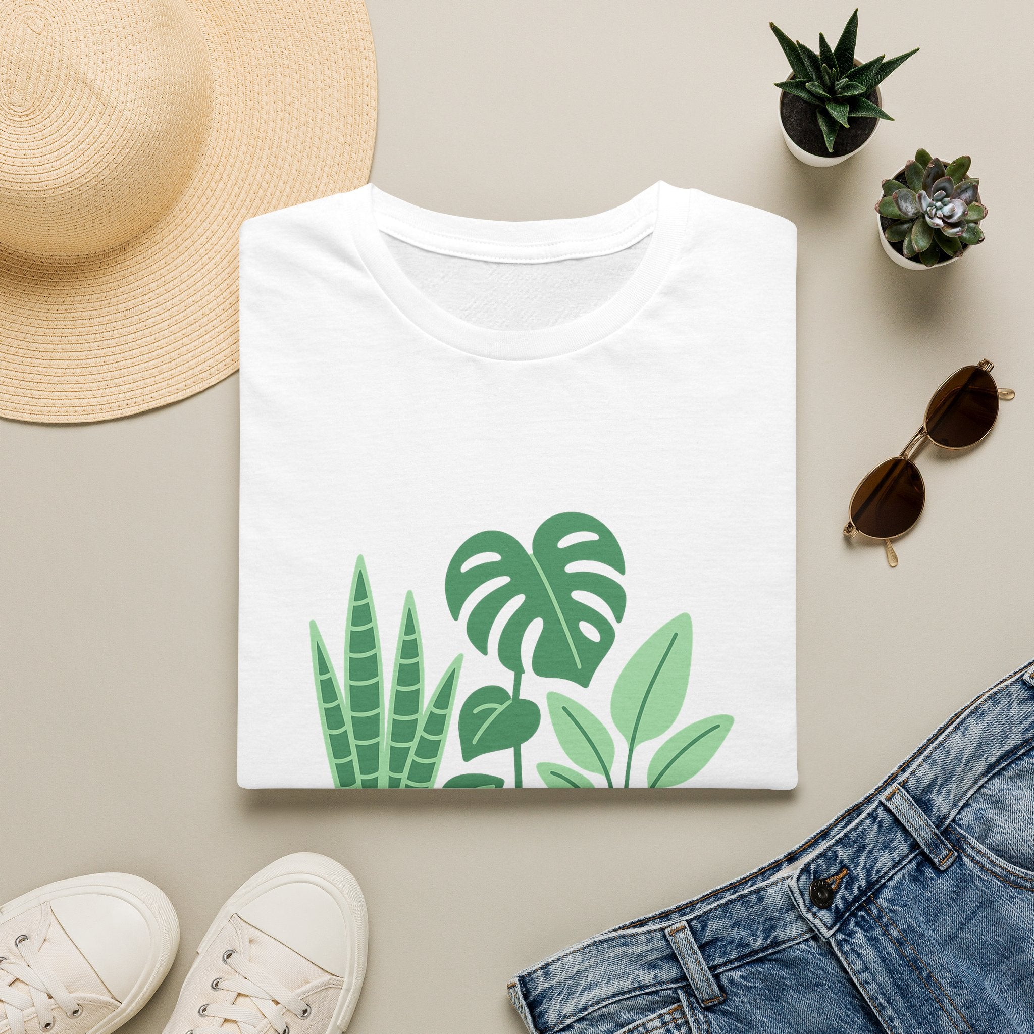 Houseplant Jungle Unisex T-Shirt | Soft Cotton Tee for Plant Lovers