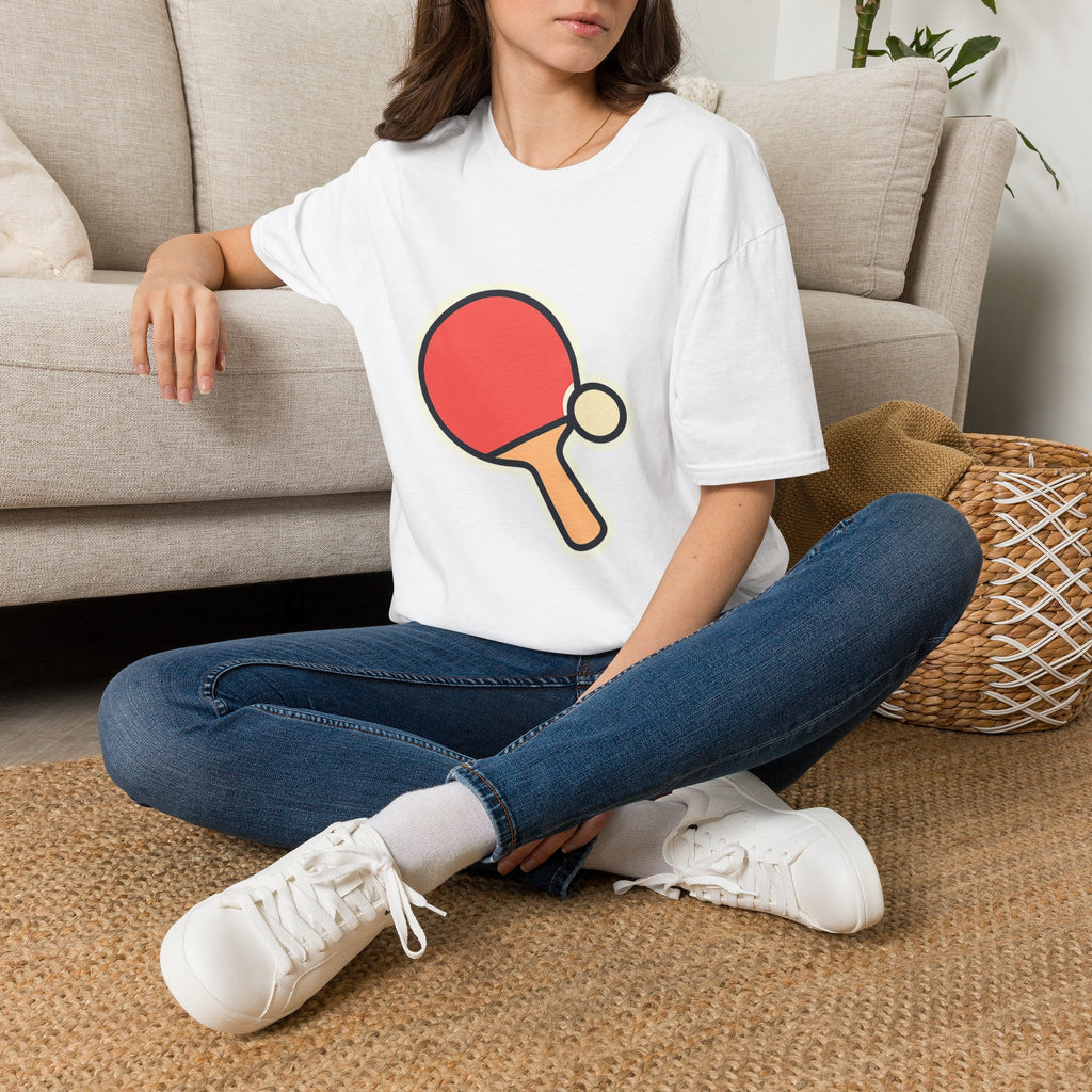 Ping Pong Table Tennis Unisex T-Shirt | Soft Comfortable Tee for Players