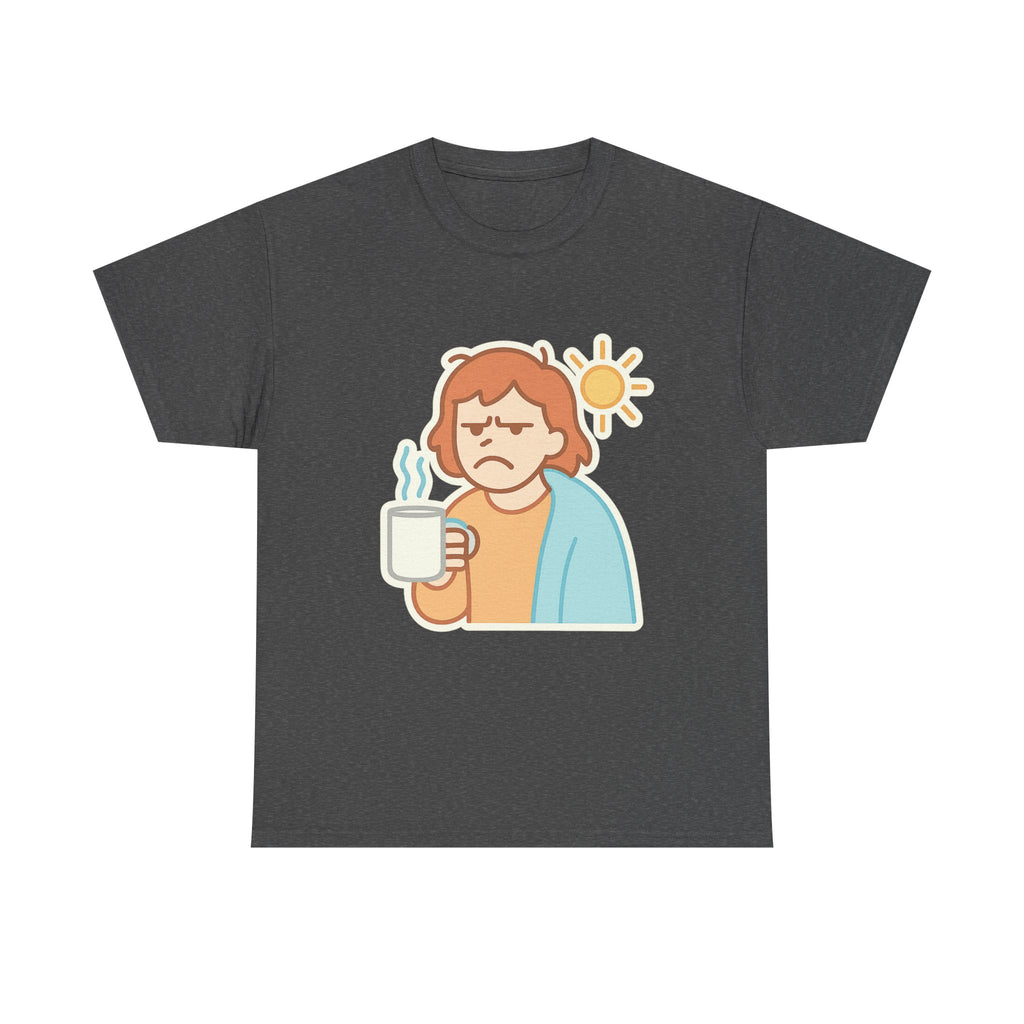 Grumpy Morning Person Unisex T-Shirt - Funny Coffee Lover Tee