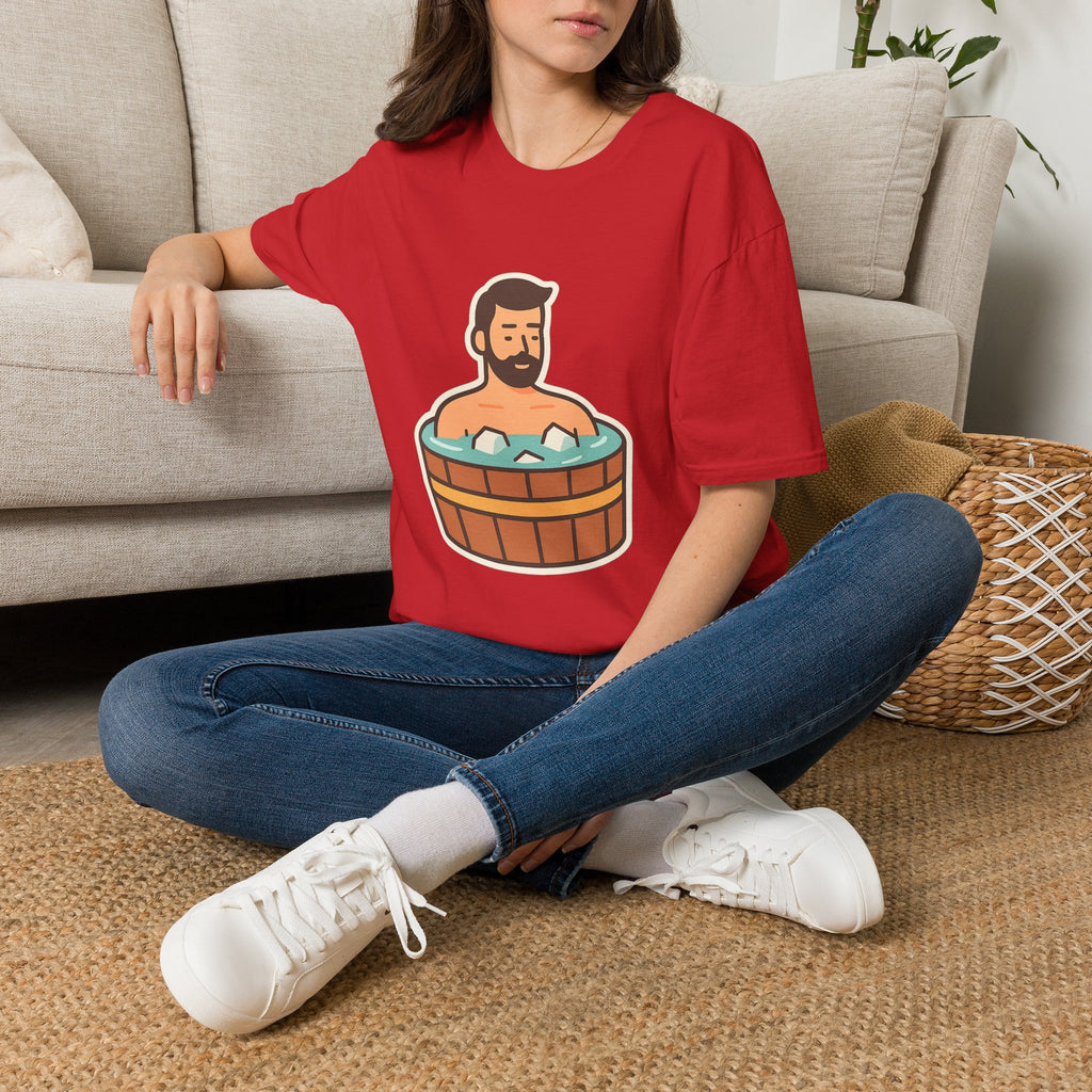Cold Plunge Lover's Unisex T-Shirt - Perfect Mother's Day Gift for Boyfriend
