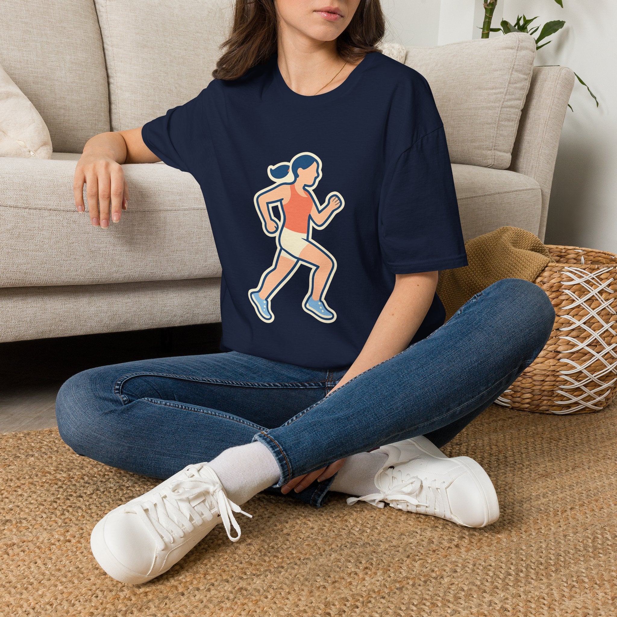 Marathon Runner Retirement Gift for Wife - Premium Unisex T-Shirt