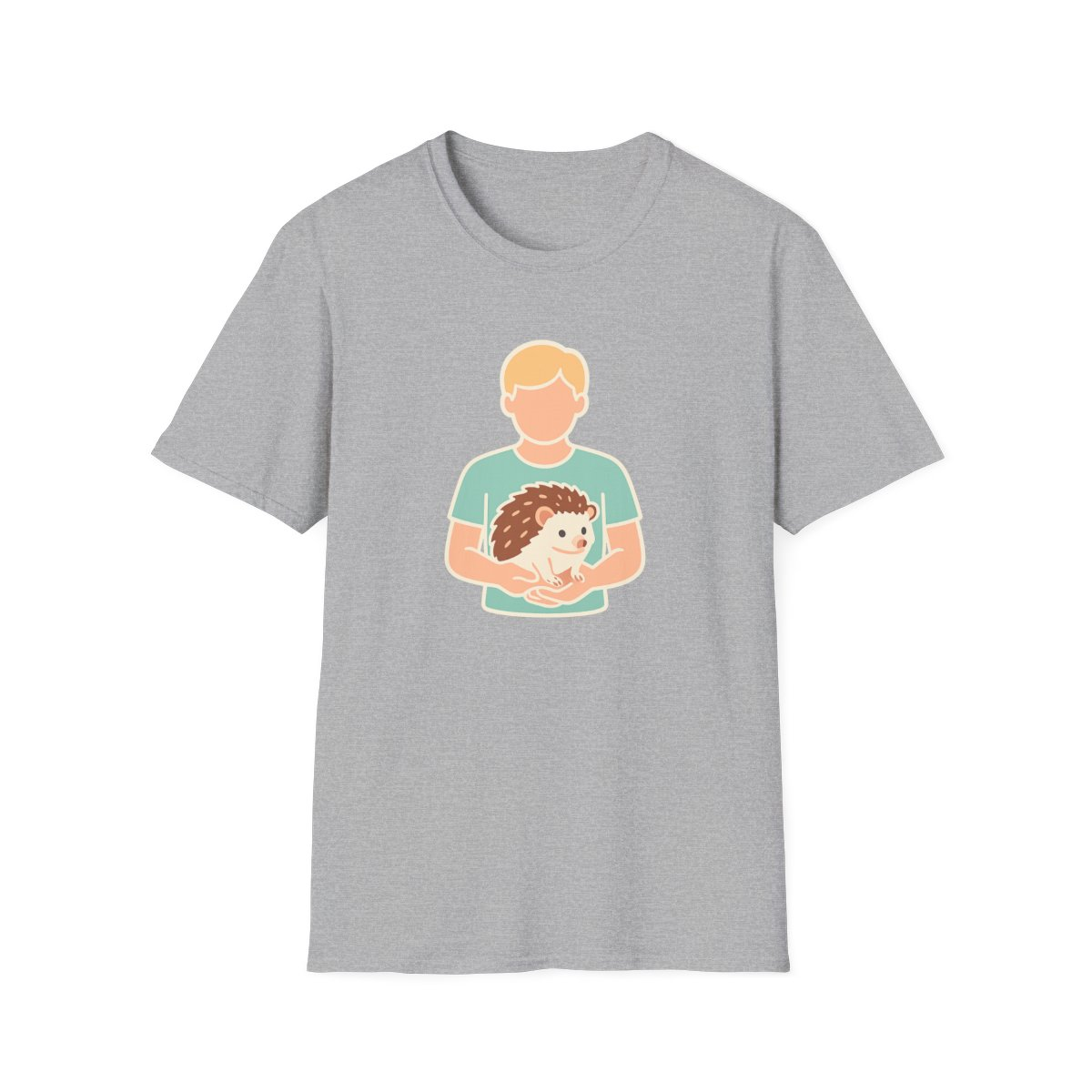 Adorable Hedgehog Owner Unisex T-Shirt - Soft Cotton Tee for Pet Lovers