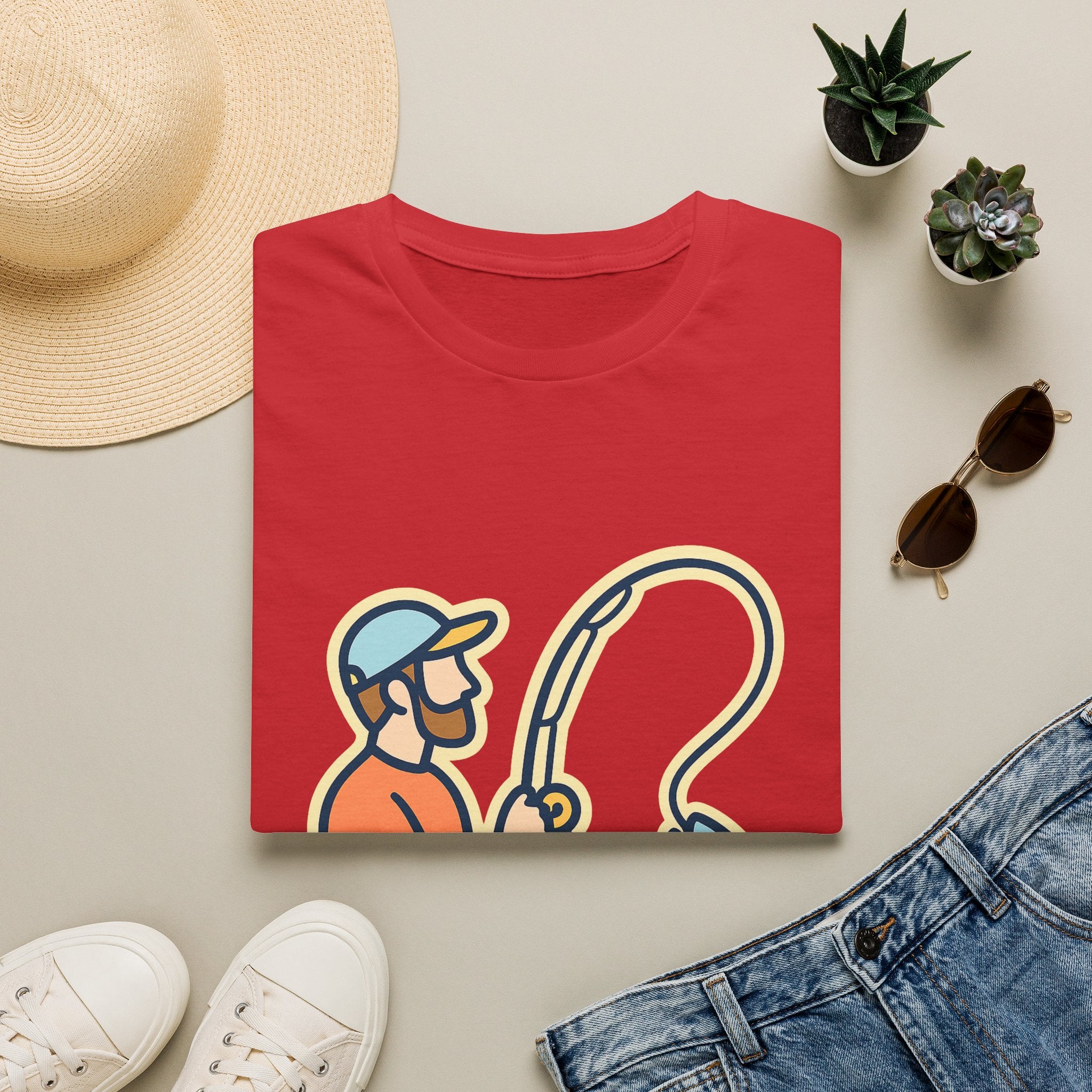 Fishing Life Unisex T-Shirt | Soft Comfort Tee for Anglers & Fishermen