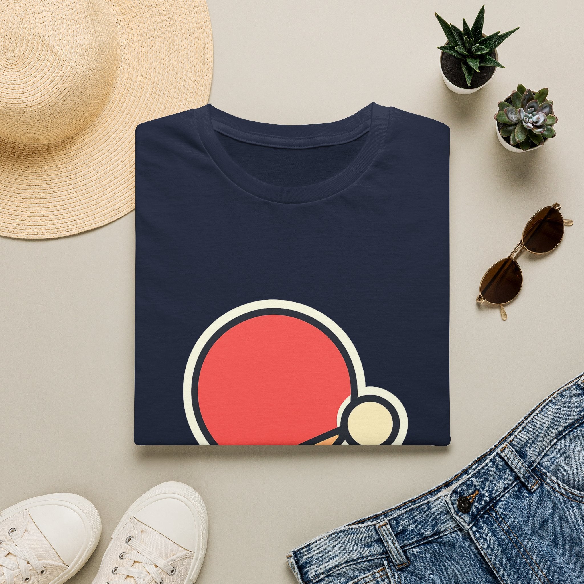 Ping Pong Table Tennis Unisex T-Shirt | Soft Comfortable Tee for Players