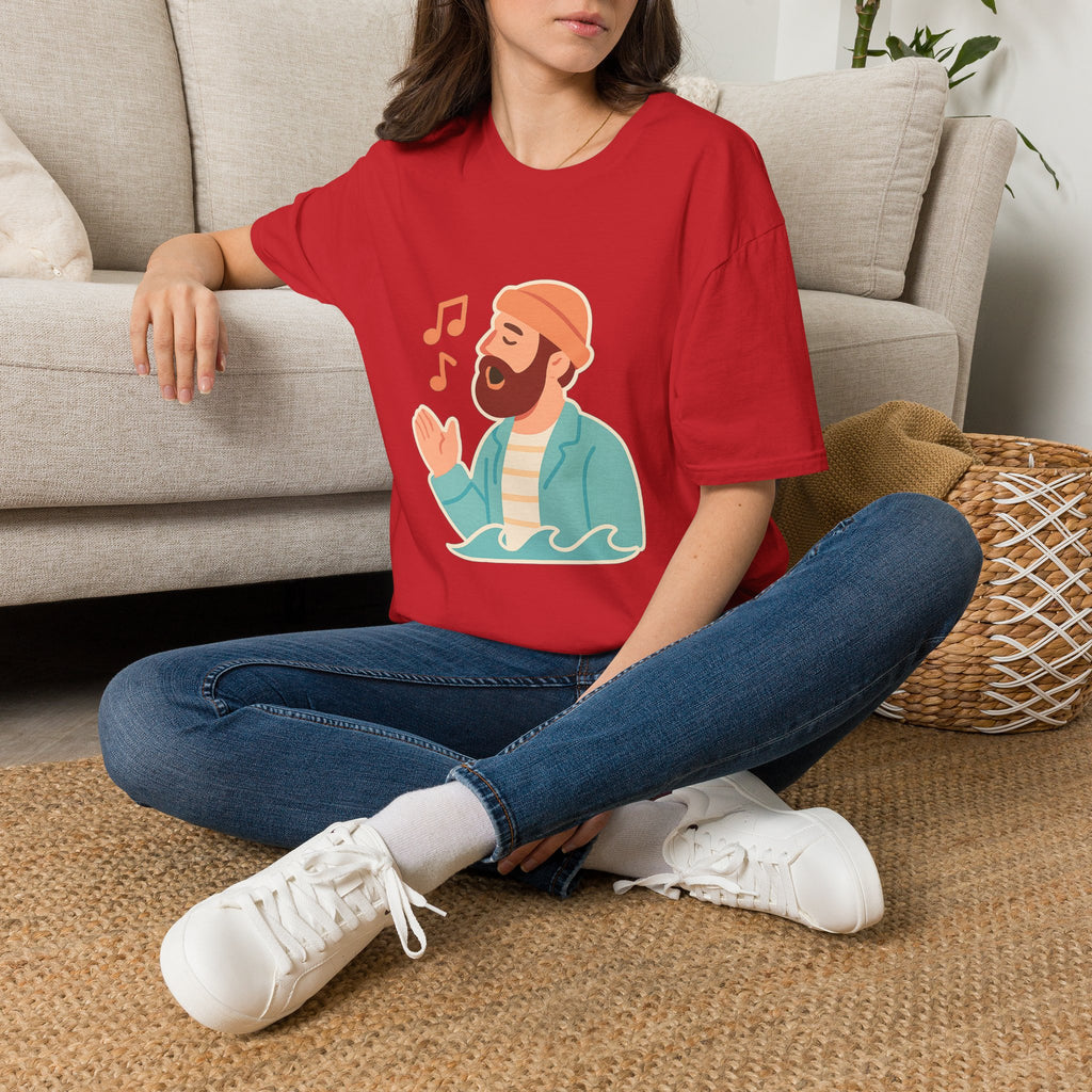 Sea Shanty Singing Graphic T-Shirt