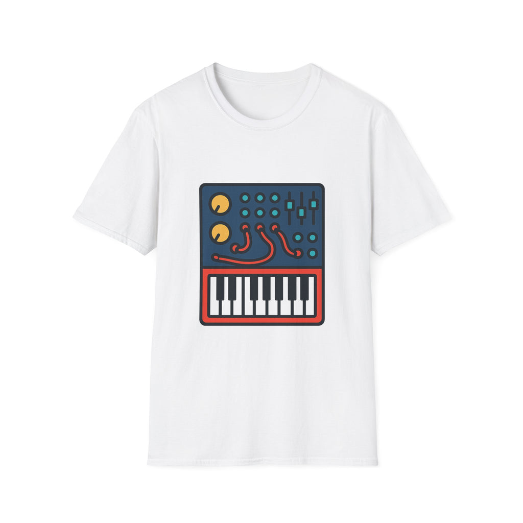 Modular Synthesis t-shirt with synthesizer modular design – gift for synth enthusiasts